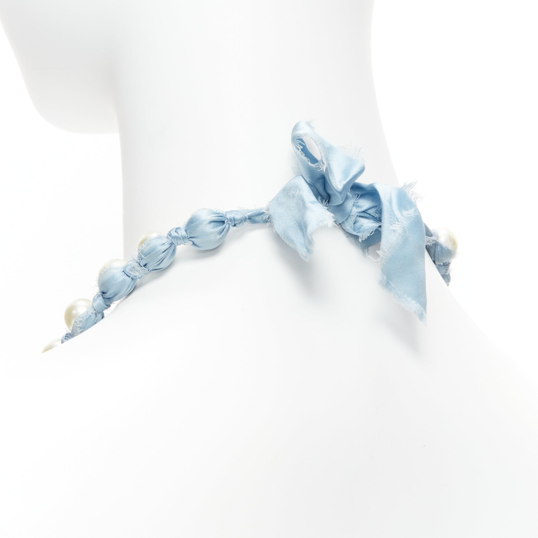 Lanvin Silk Ribbon Necklace - Detail 2