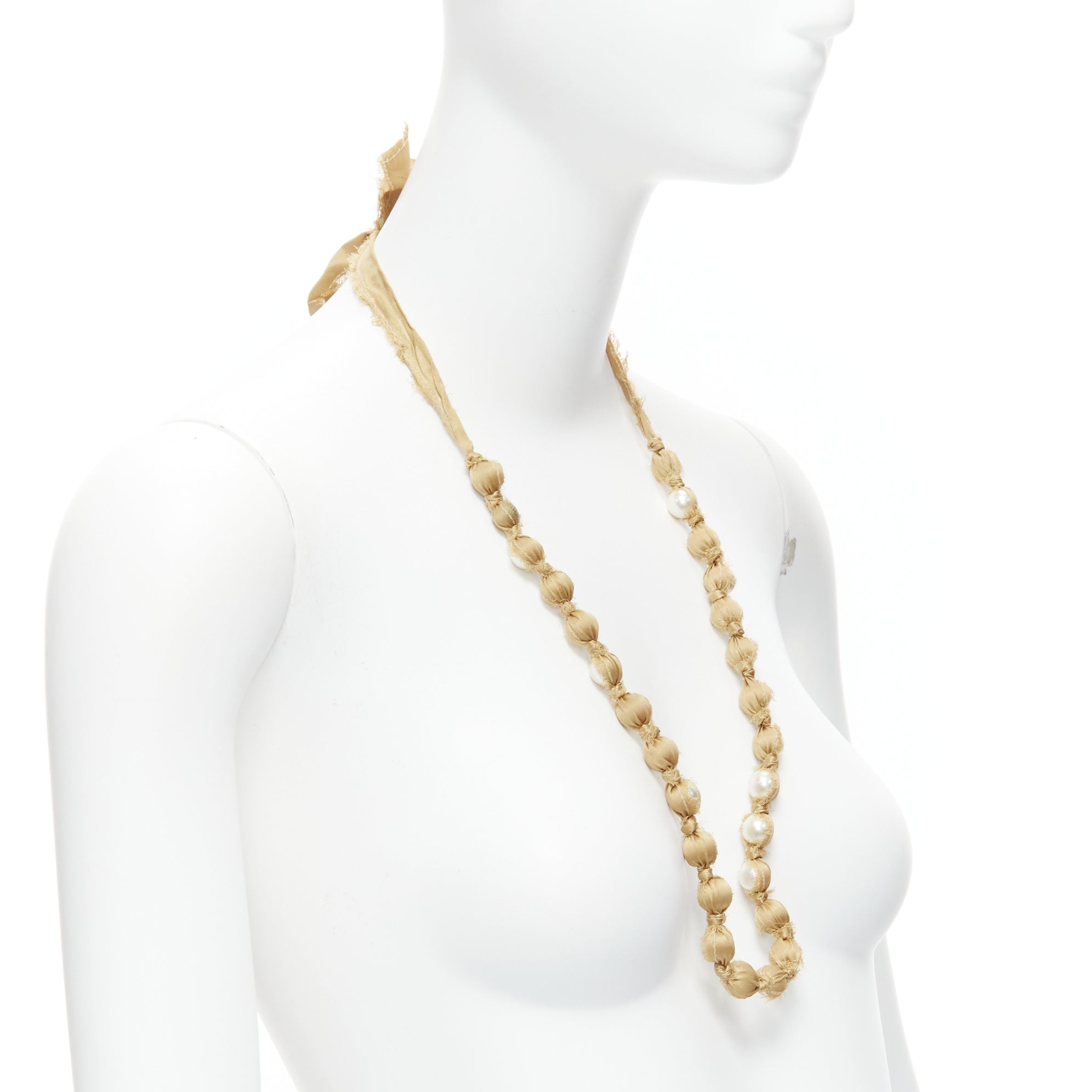 Lanvin Ribbon Wrap Necklace - Image 6