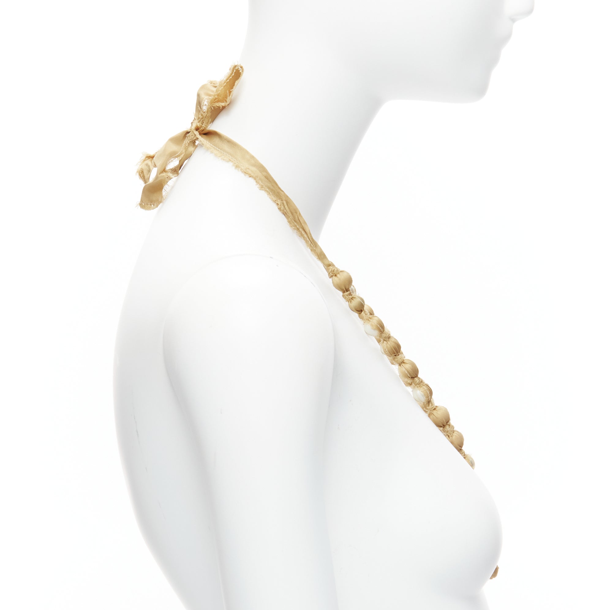 Lanvin Ribbon Wrap Necklace - 4