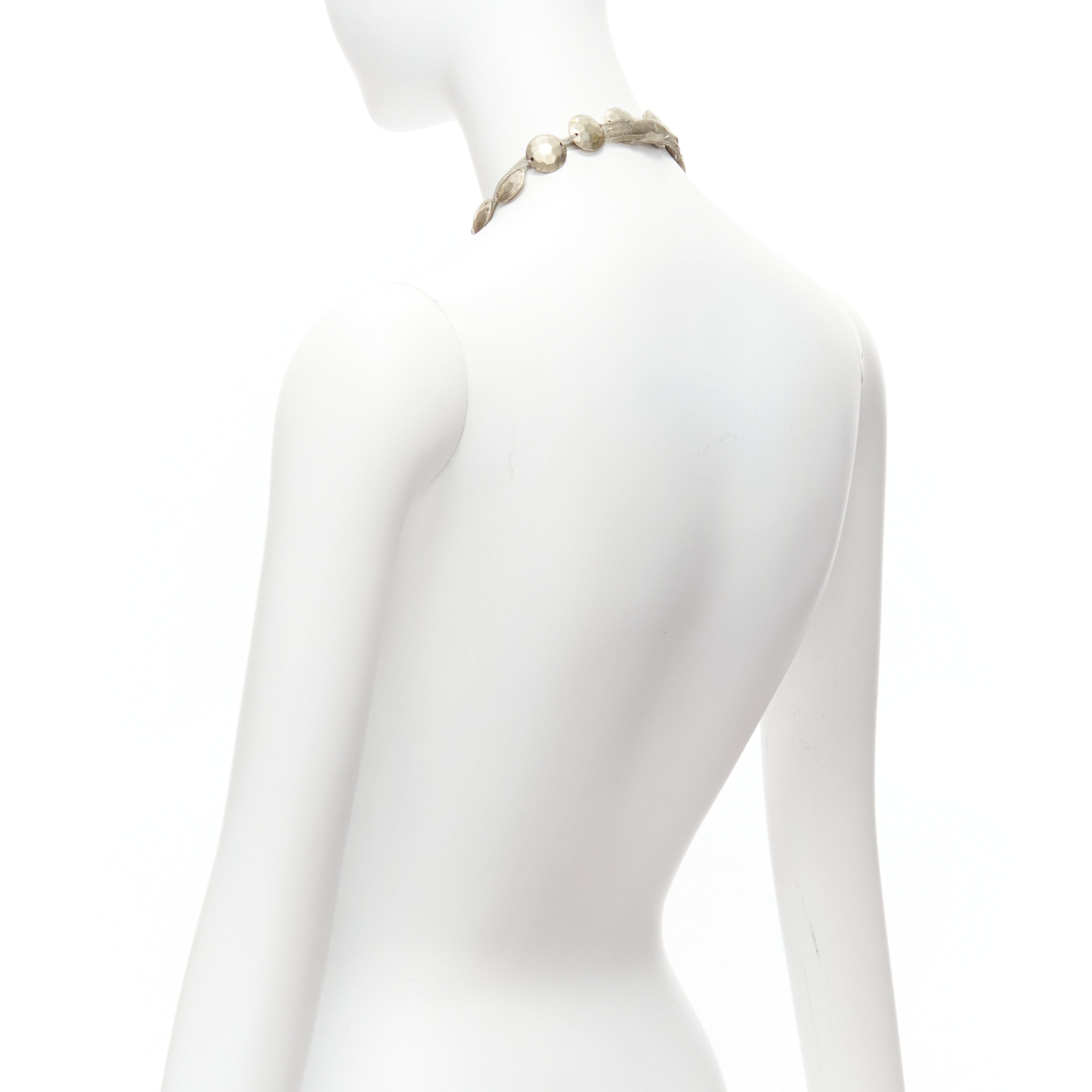 Lanvin Coins Mesh Necklace - Detail 1