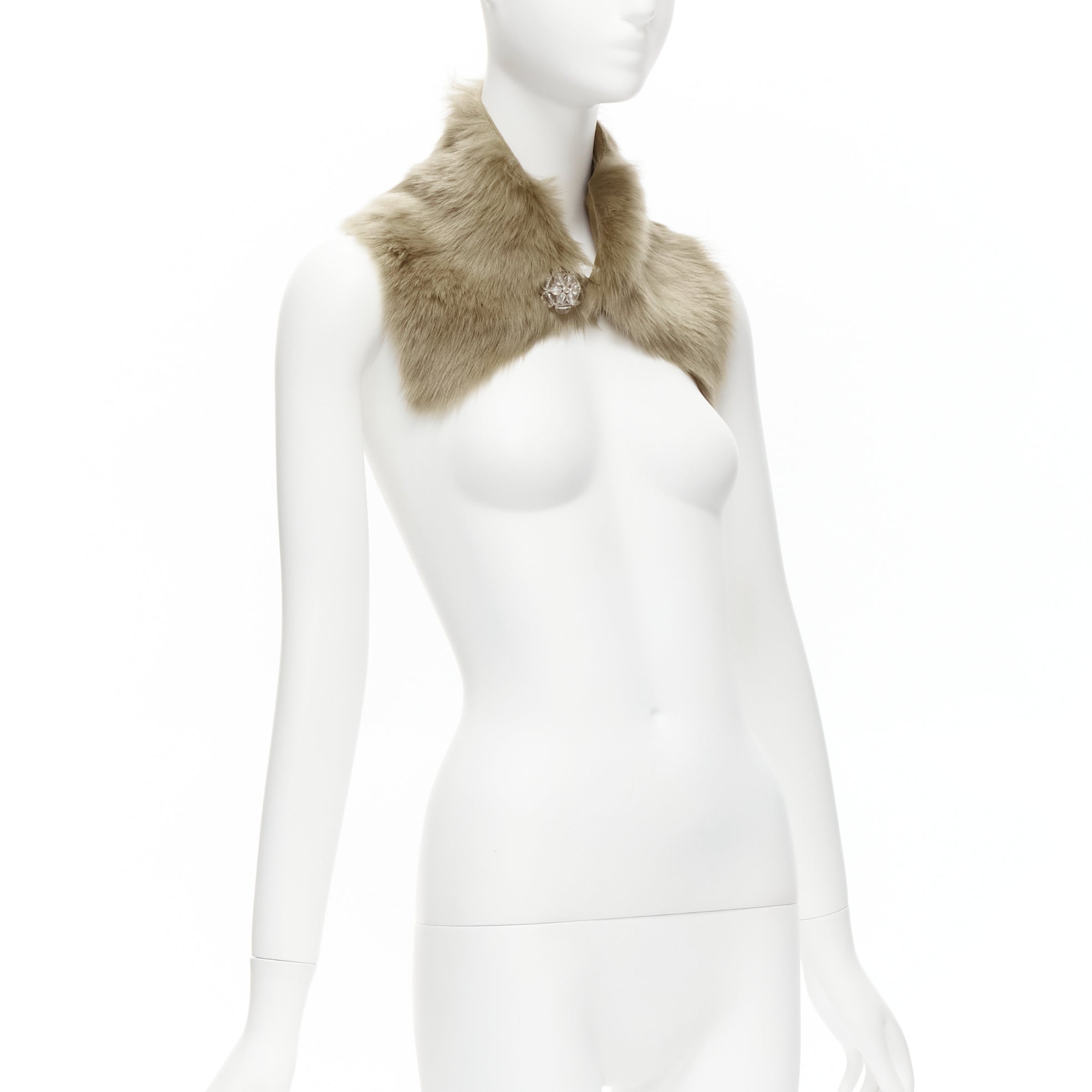 Simone Rocha Fur Bead Collar - Image 6