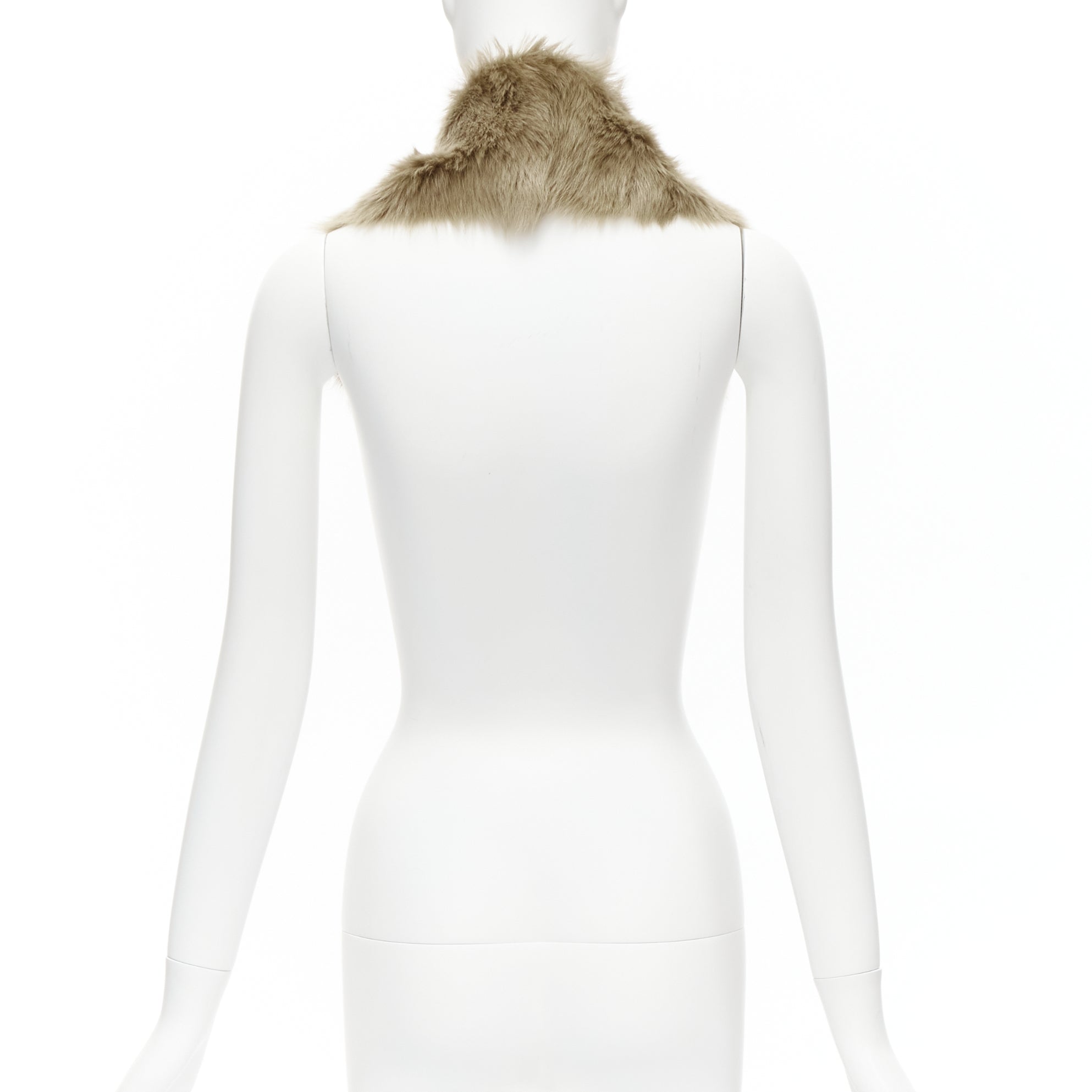 Simone Rocha Fur Bead Collar - Side view