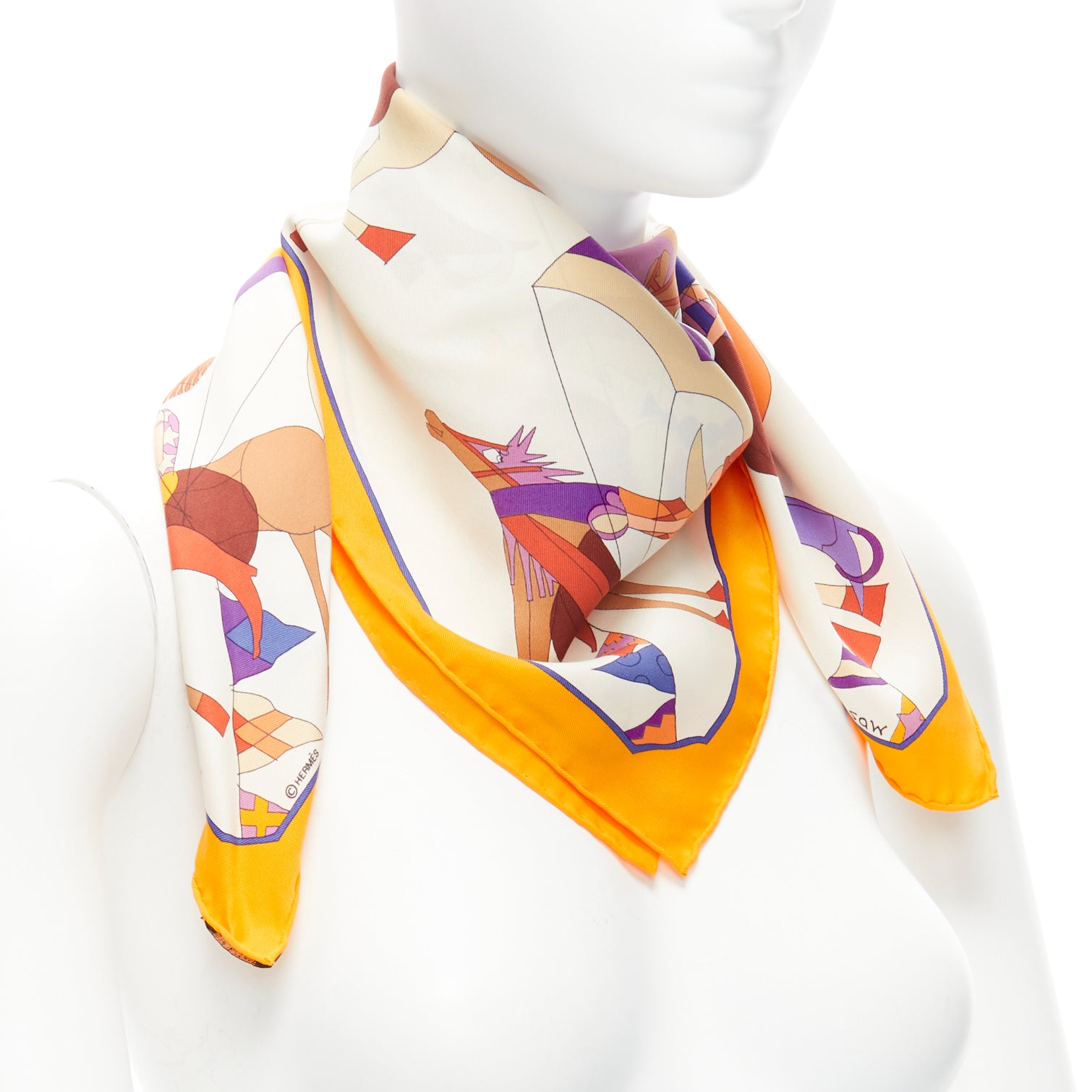 Hermès Amour Cheval Scarf - Image 6