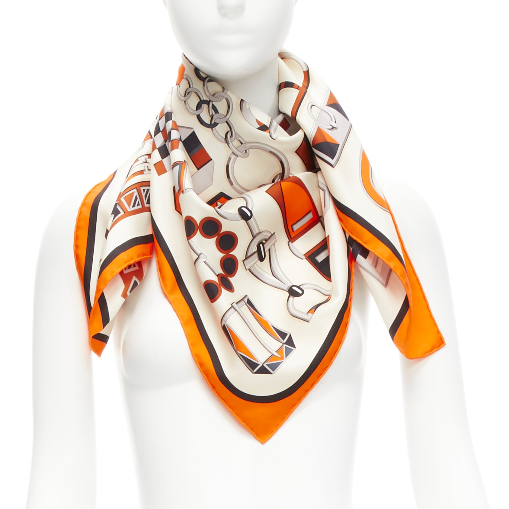 Hermès H Buckle Scarf