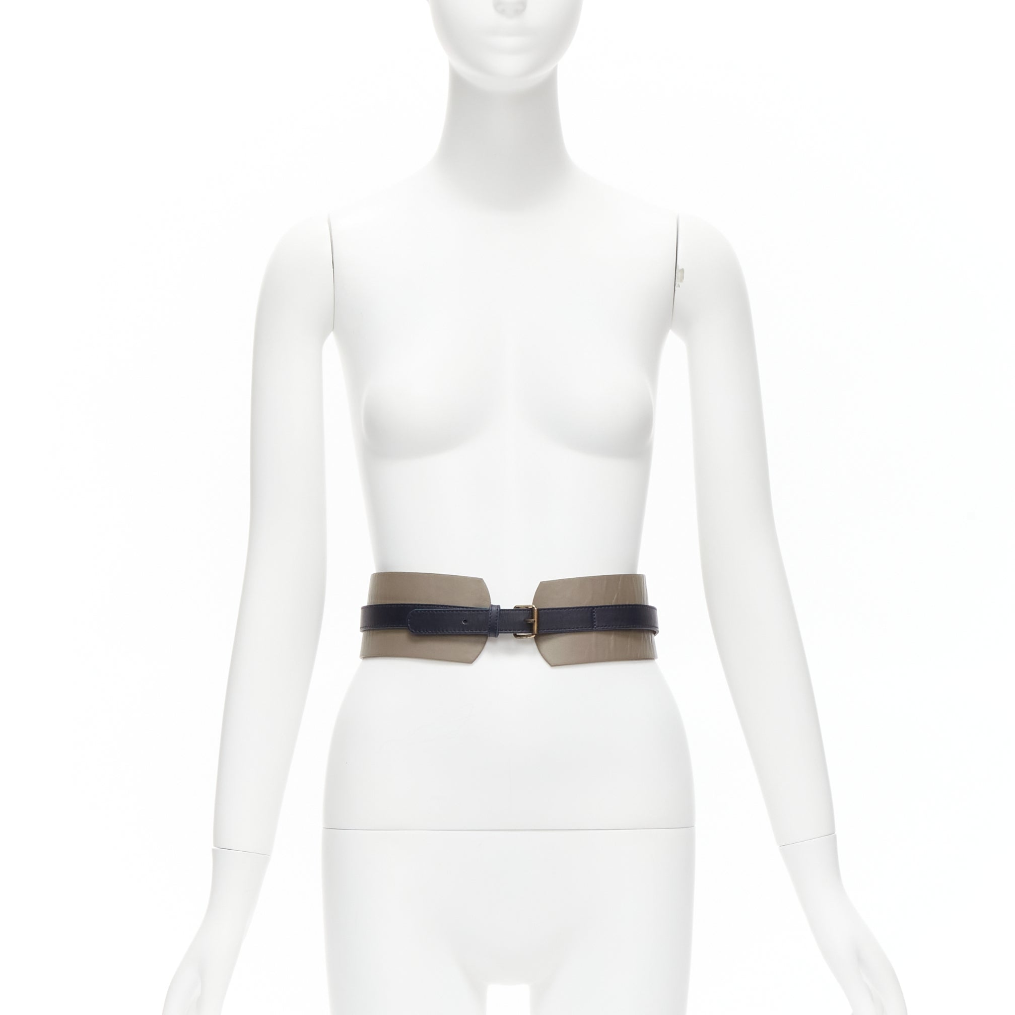 Maison Boinet Medusa Oval Black Belt