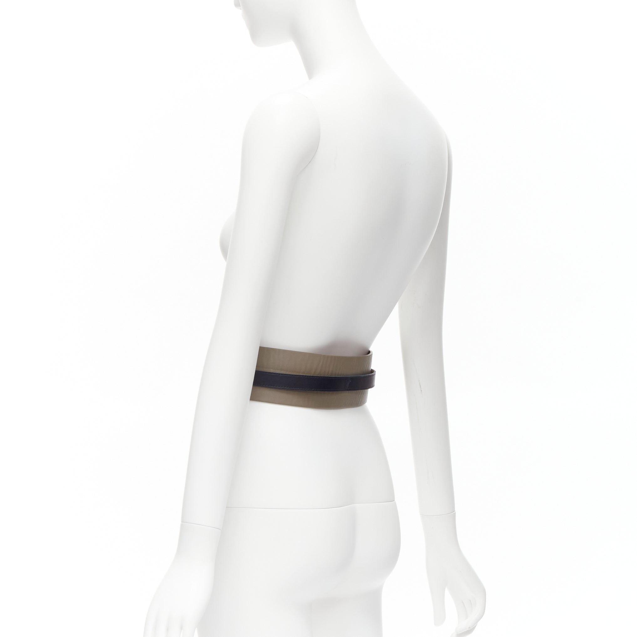 Maison Boinet Medusa Oval Black Belt - Detail 1