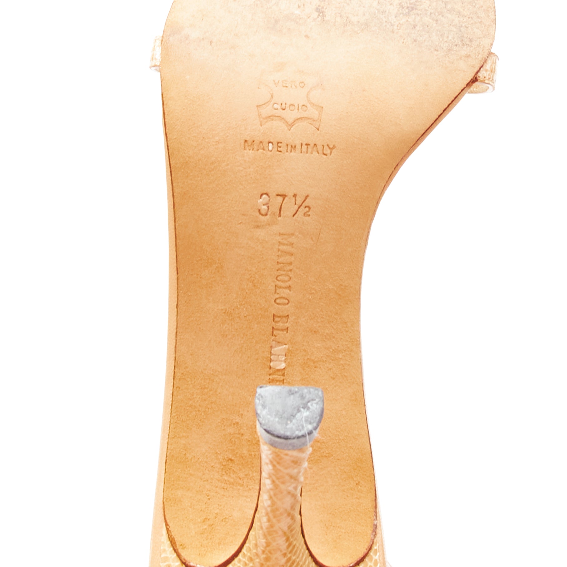 Manolo Blahnik Strappy Sandals - Image 12