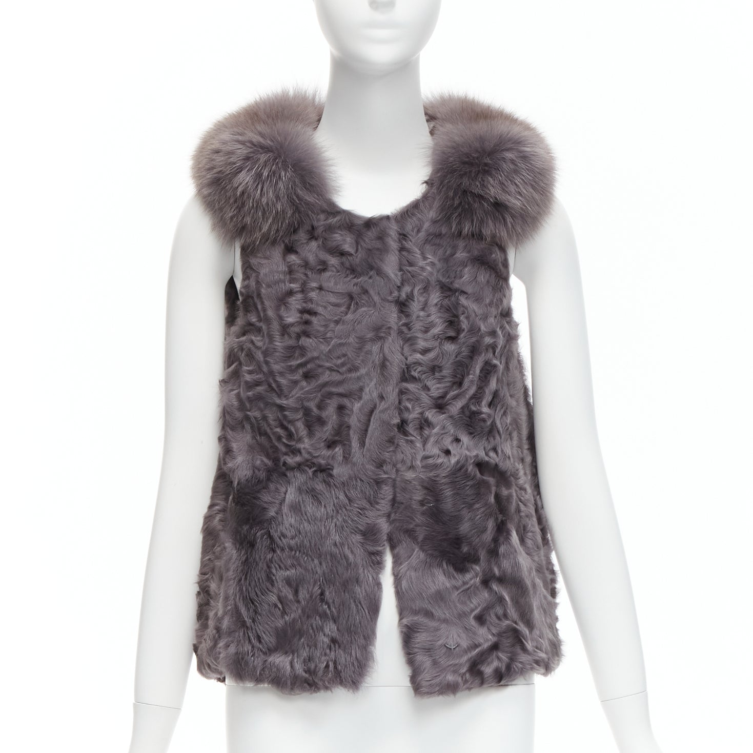 Unsigned / متعددة Fur Collar Vest