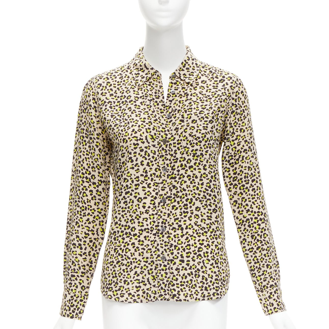 Equipment Leopard Long Shirt