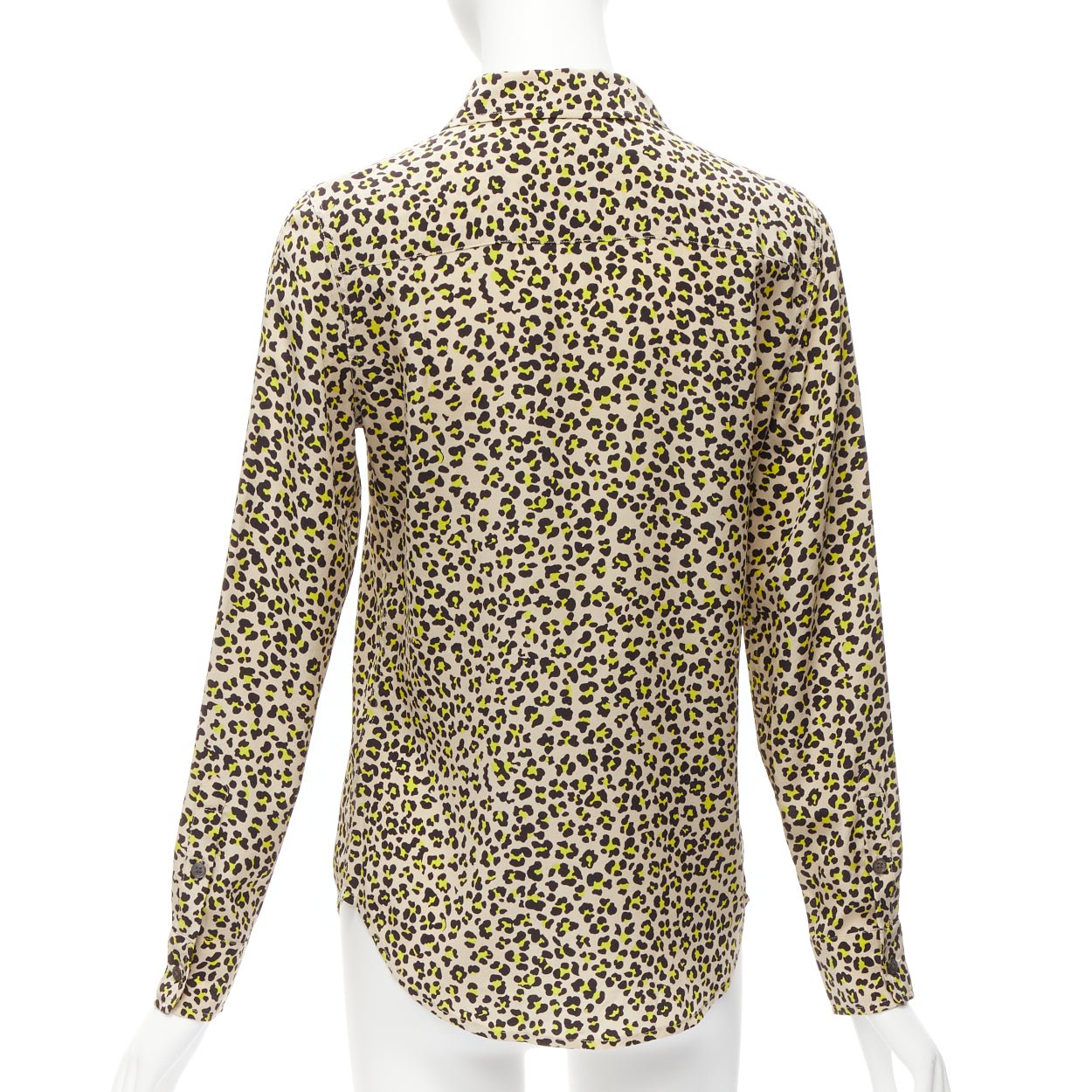 Equipment Leopard Long Shirt - Side view