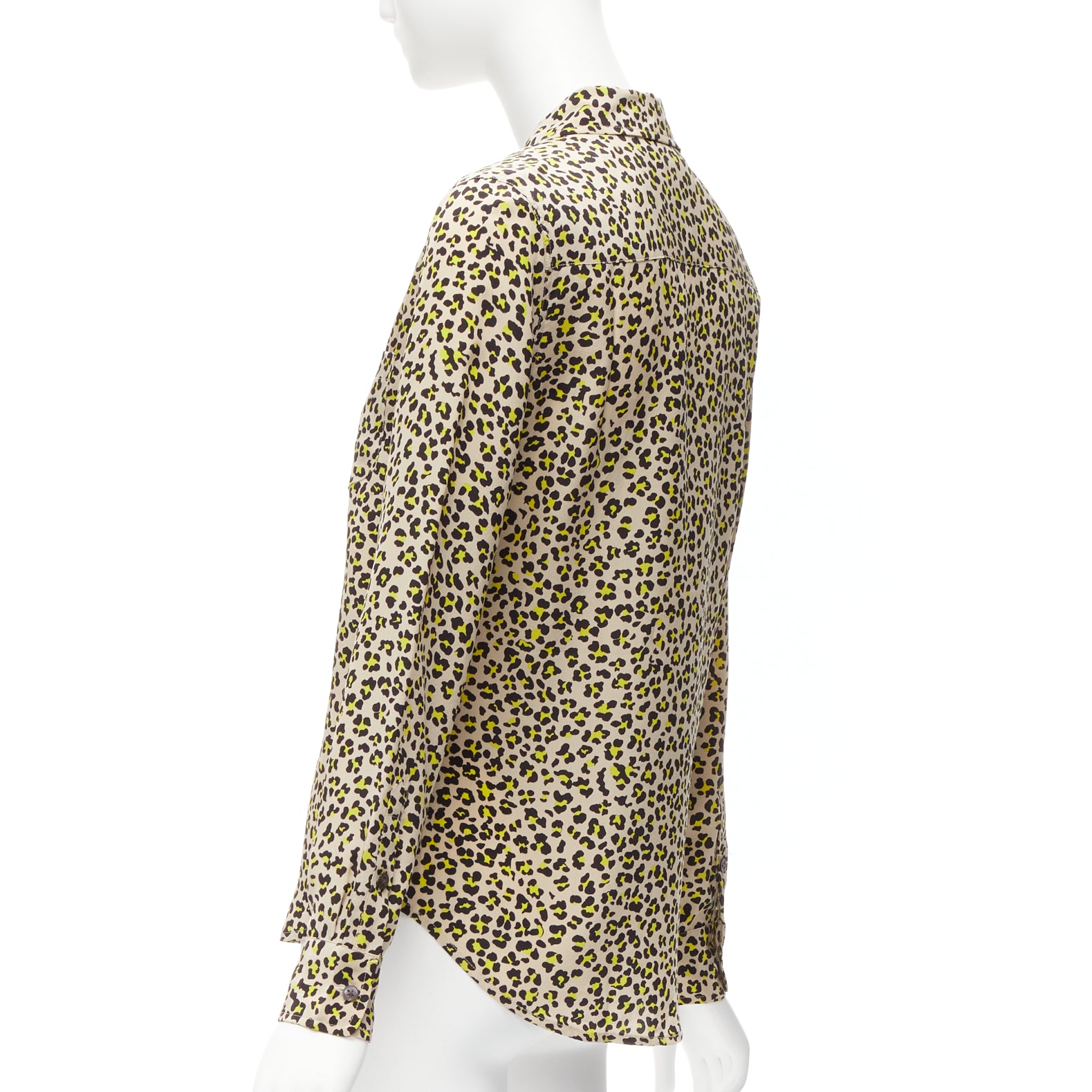Equipment Leopard Long Shirt - Detail 1