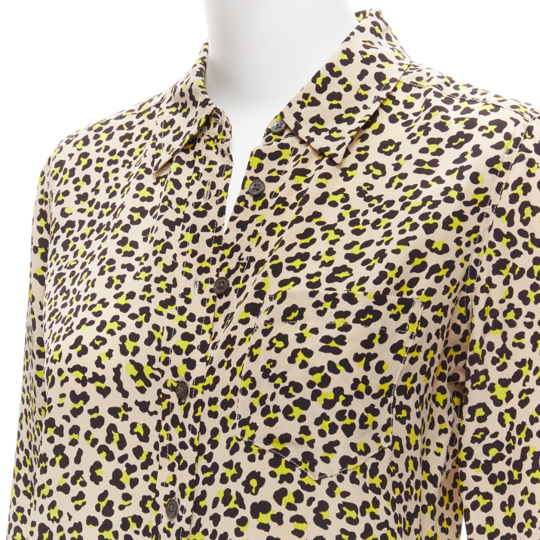 Equipment Leopard Long Shirt - Detail 2