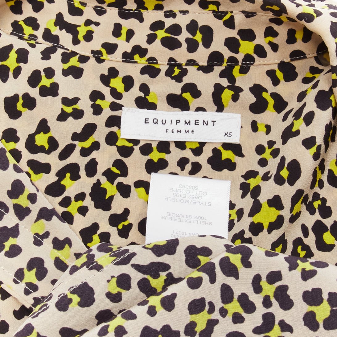 Equipment Leopard Long Shirt - Image 10