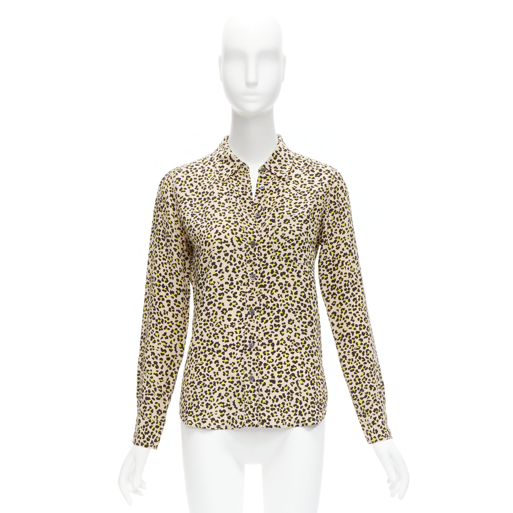 Equipment Leopard Long Shirt - Image 11