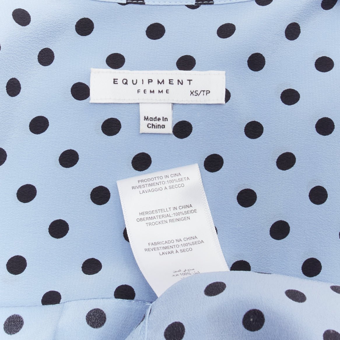 Equipment Polka Dot Shirt - Image 10