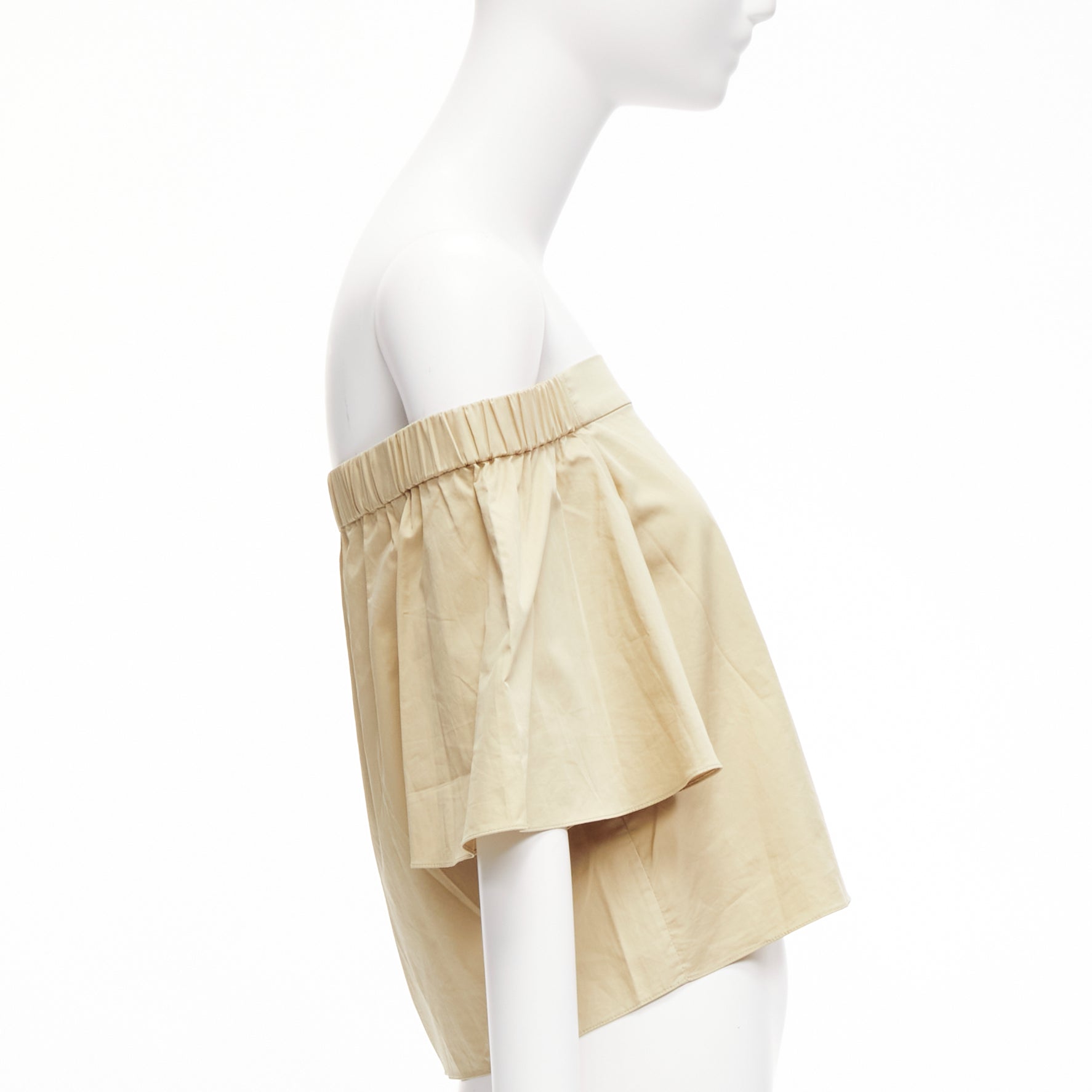 Tibi Off Shoulder Flare Top - 4