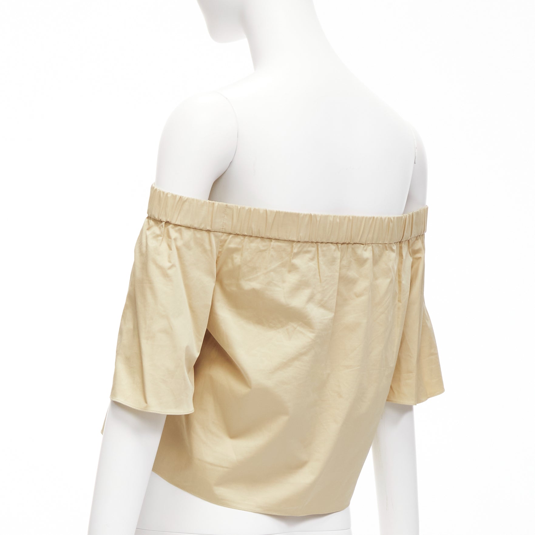 Tibi Off Shoulder Flare Top - Detail 1