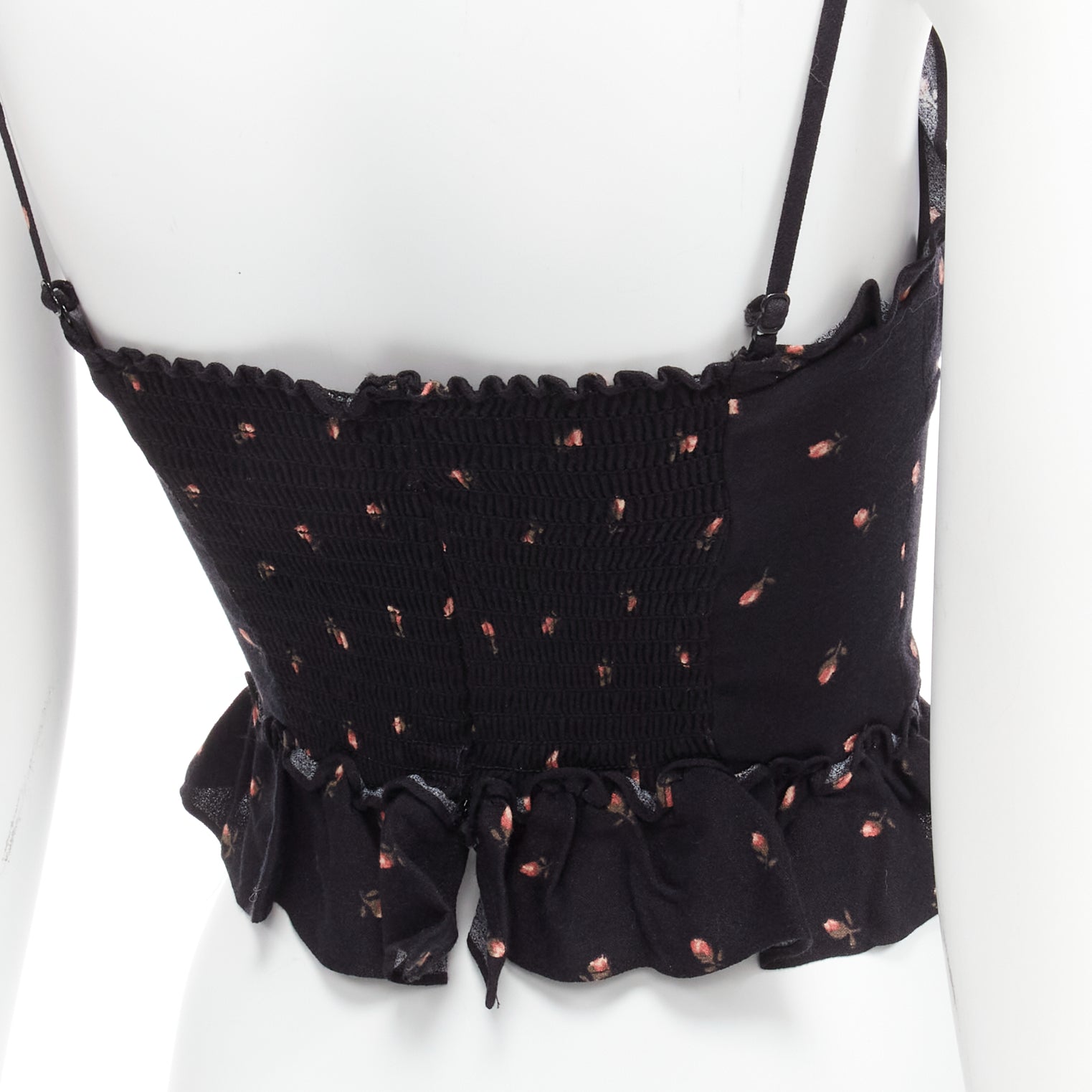 Reformation Rose Ruffle Tank - Back view