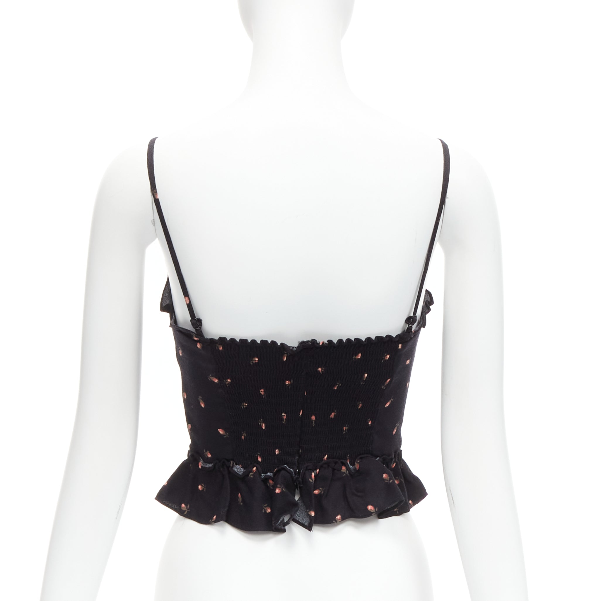 Reformation Rose Ruffle Tank - Side view