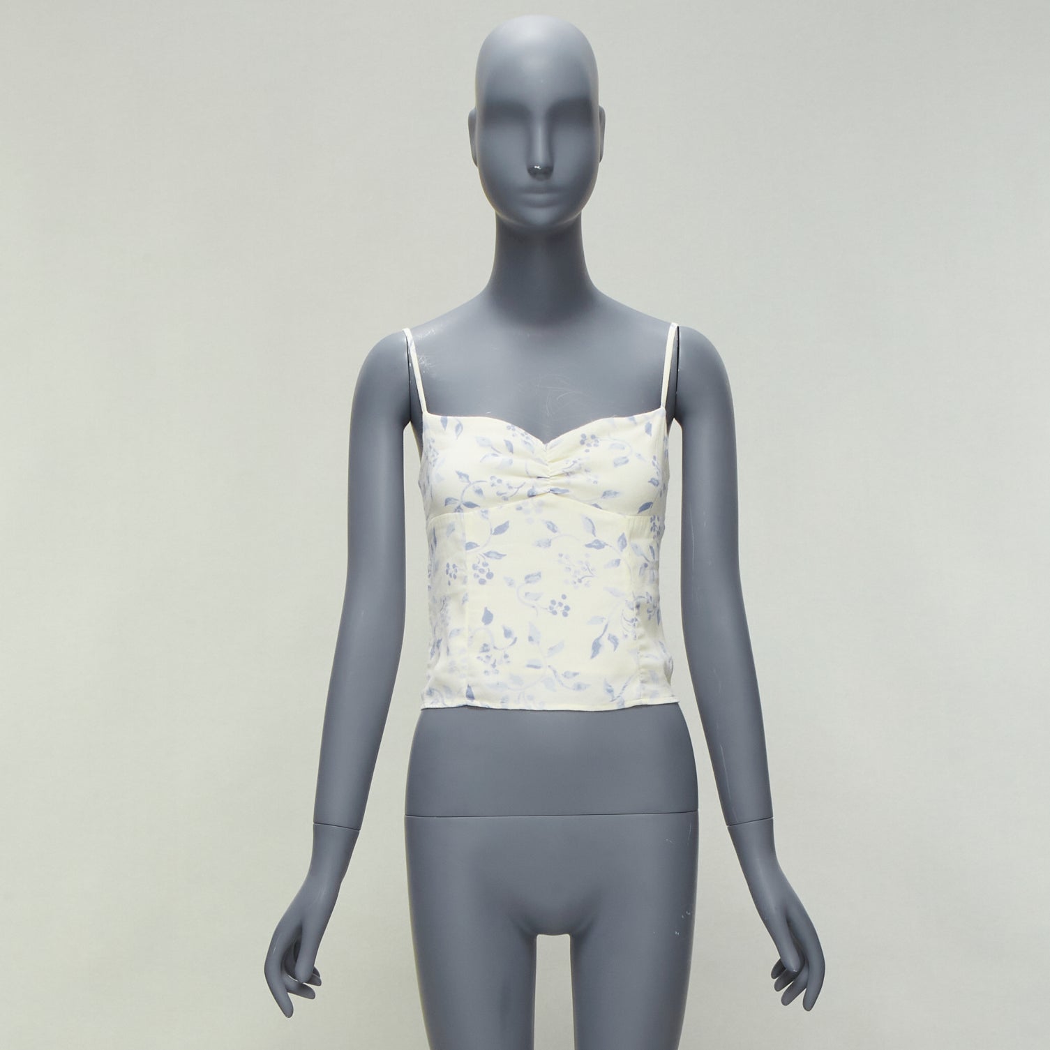 Reformation Ruched Floral Tank - Image 11