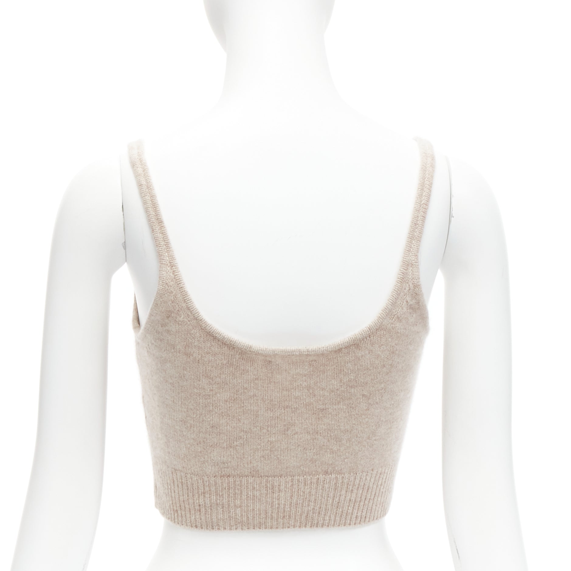 Reformation Cropped Cashmere Tank - Side view