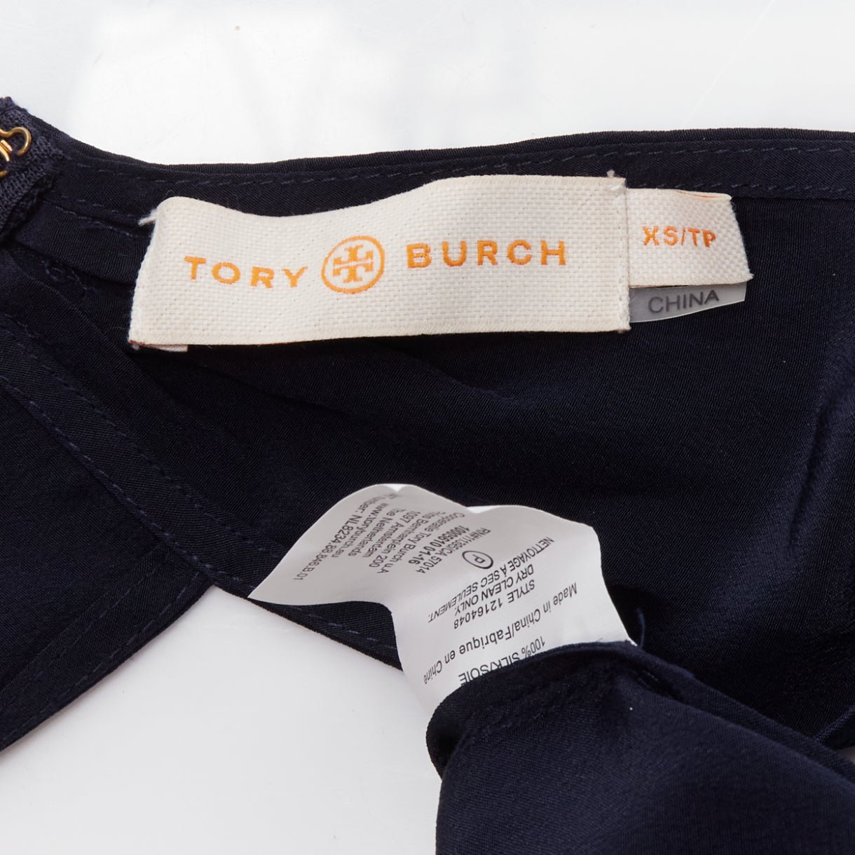 Tory Burch Navy Wrap Jumpsuit - Image 10