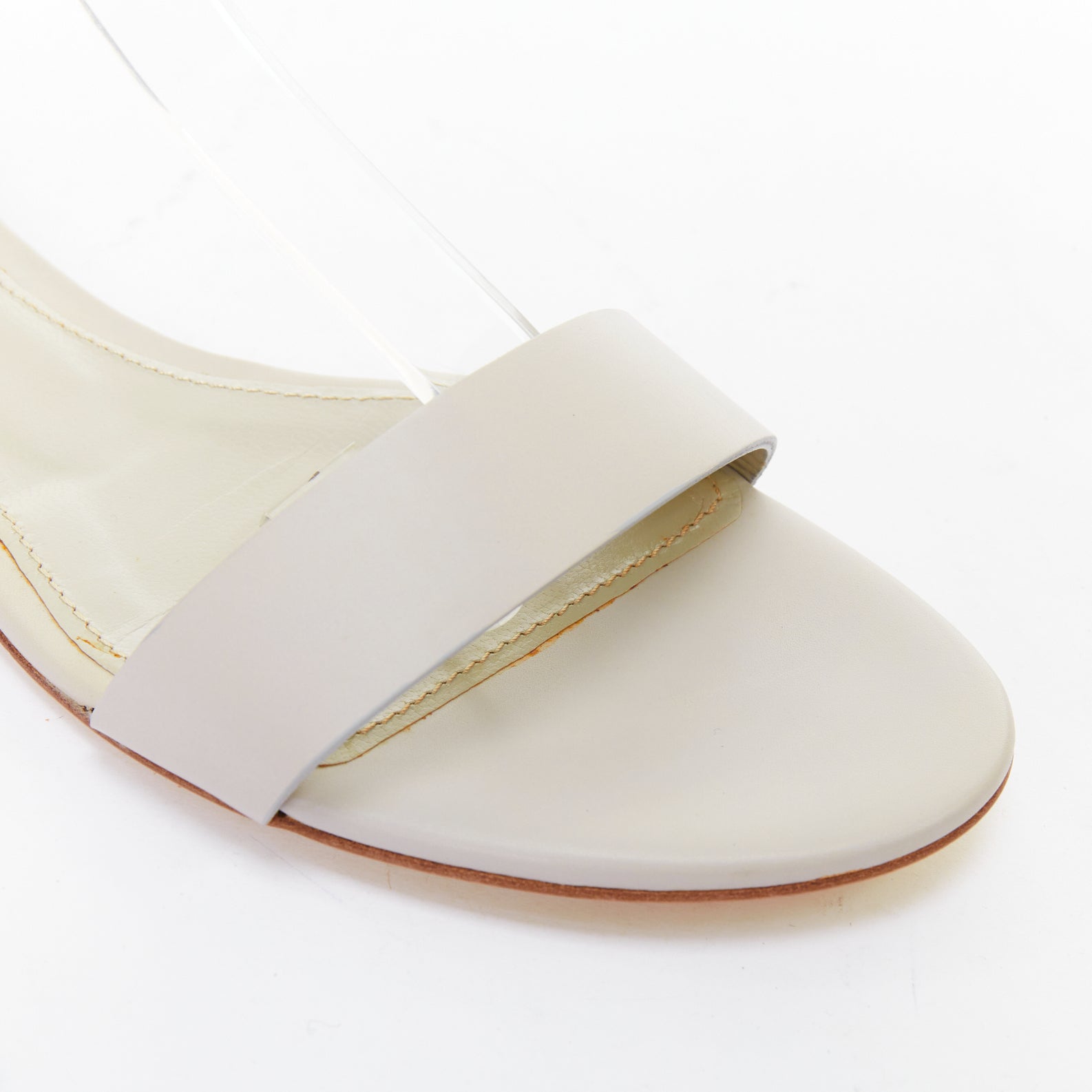 Jil Sander Yellow Rubber Sandals - Detail 1