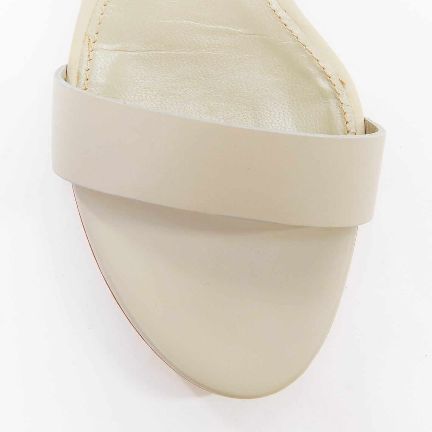 Jil Sander Yellow Rubber Sandals - Detail 2