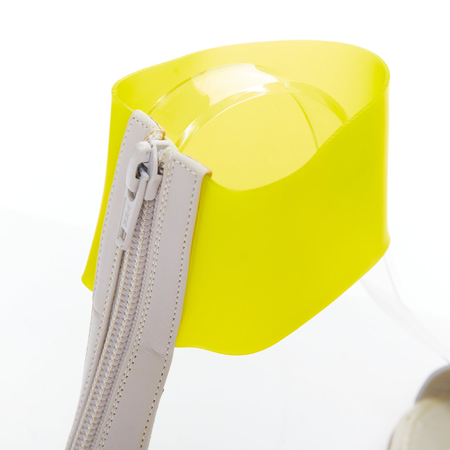 Jil Sander Yellow Rubber Sandals - Image 10