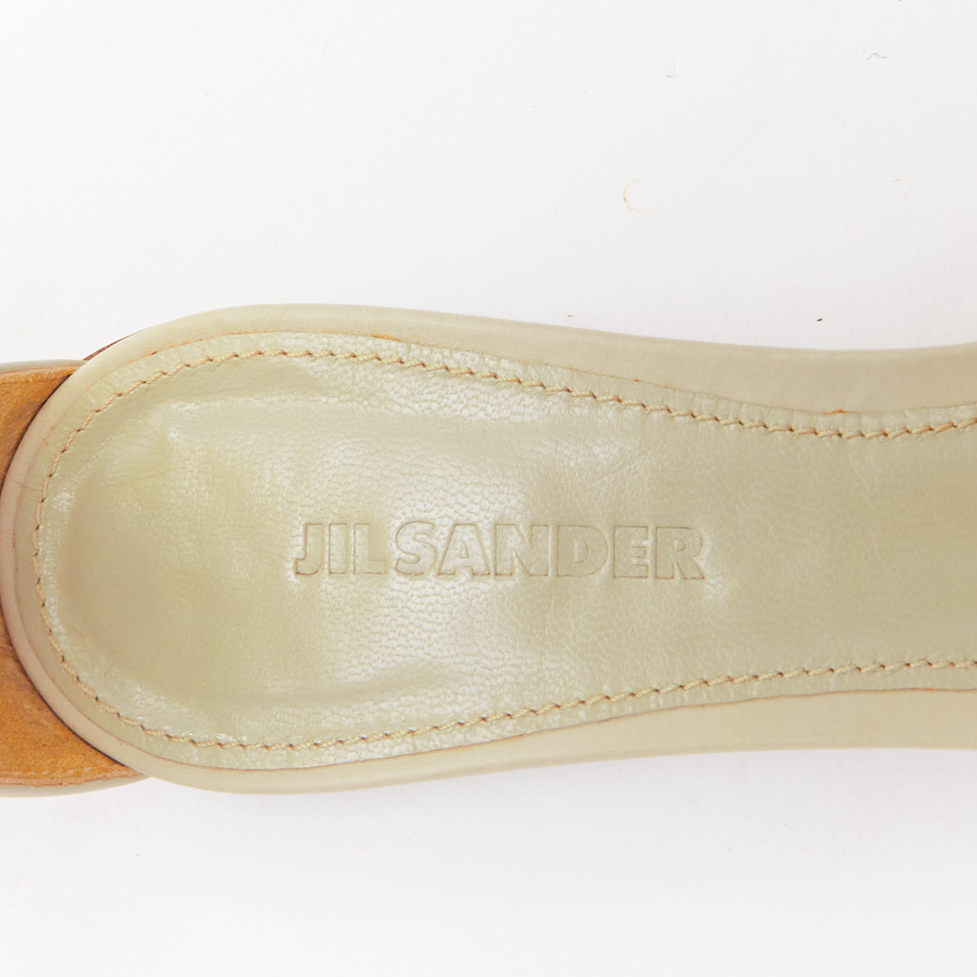 Jil Sander Yellow Rubber Sandals - Image 11