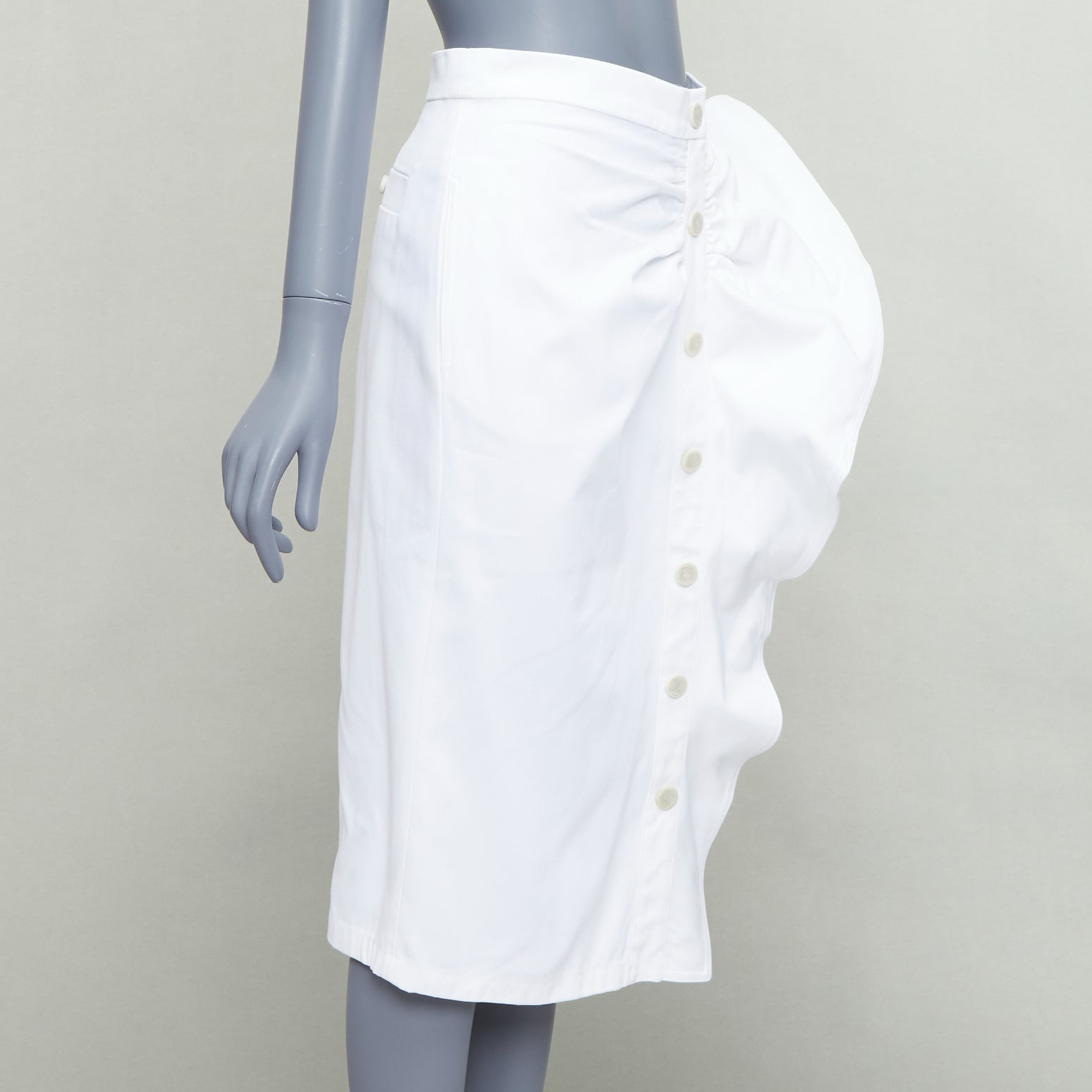 Max Mara Ruffle Button Skirt - Image 6