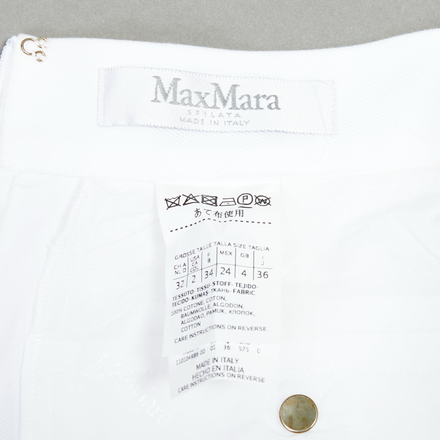 Max Mara Ruffle Button Skirt - Image 10