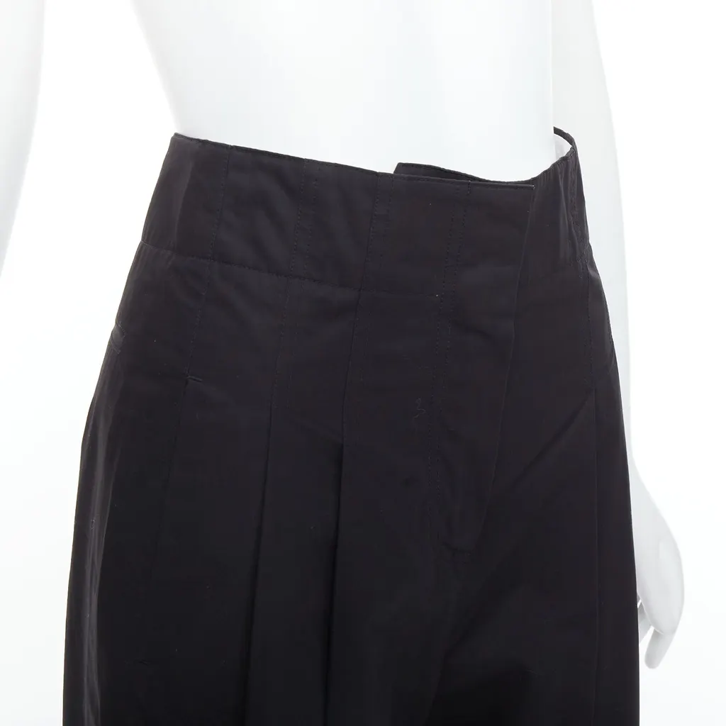 Celine High Waist Pants Black Cotton Very good - Back View