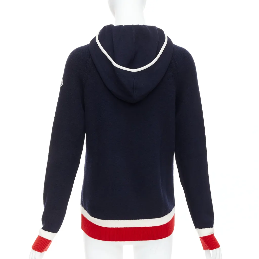 Moncler Argyle Turtleneck Sweater Red Wool Never worn - Box View