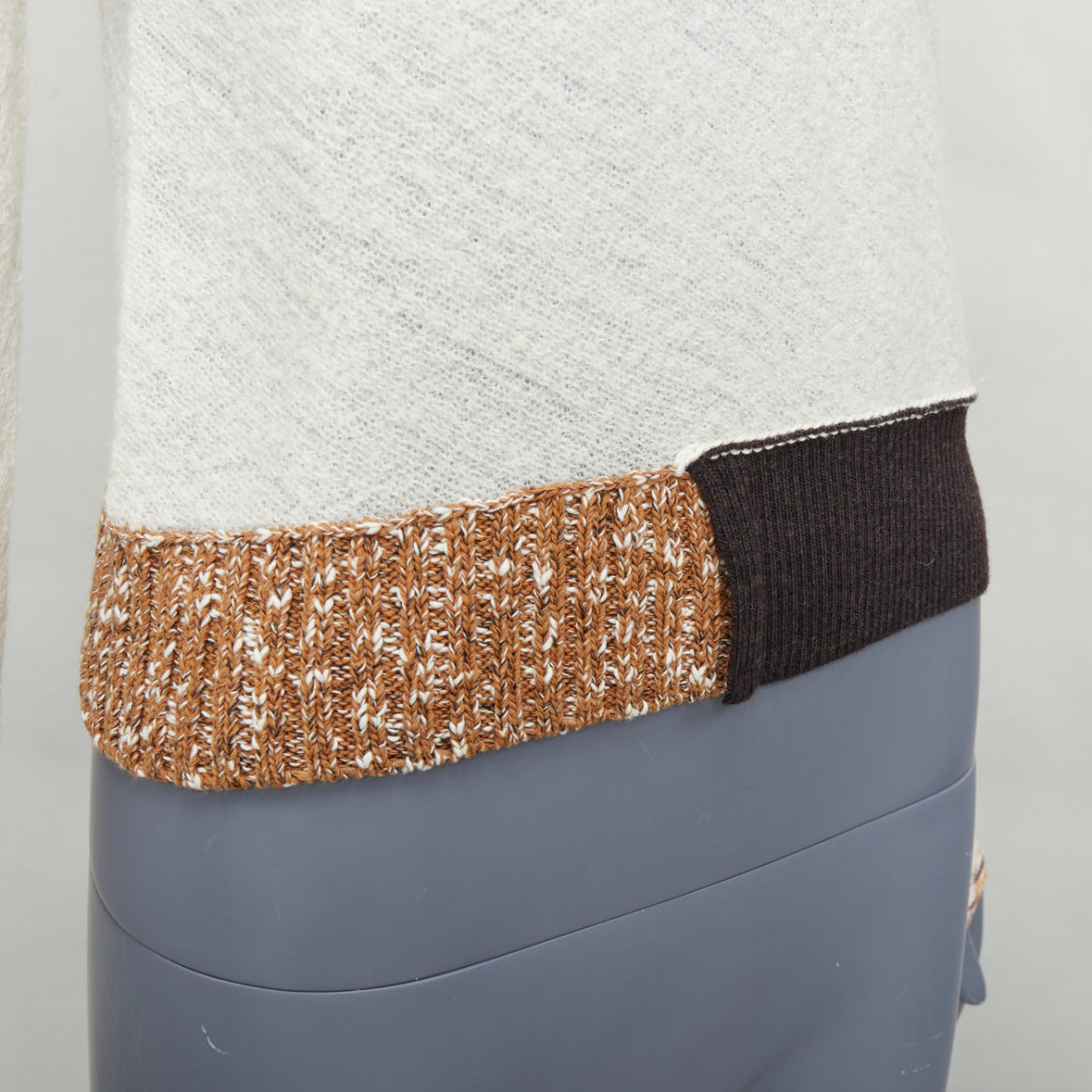 Celine Colorblock Hem Sweater - Back view