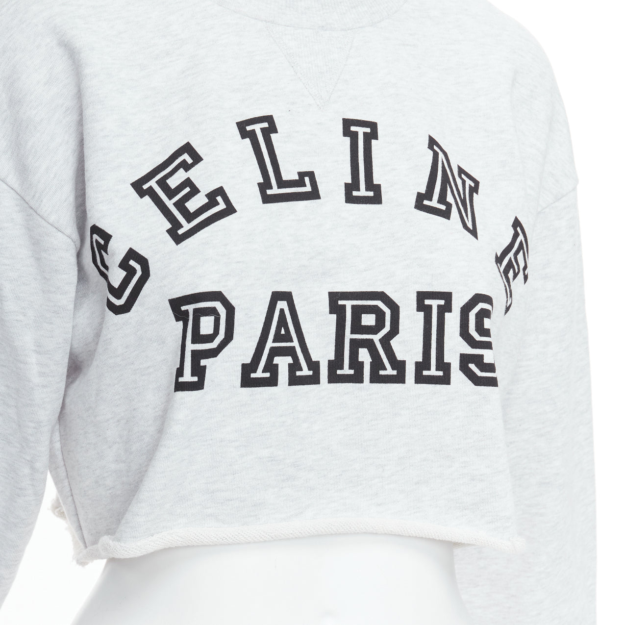 Celine Varsity Logo Sweatshirt - Back view
