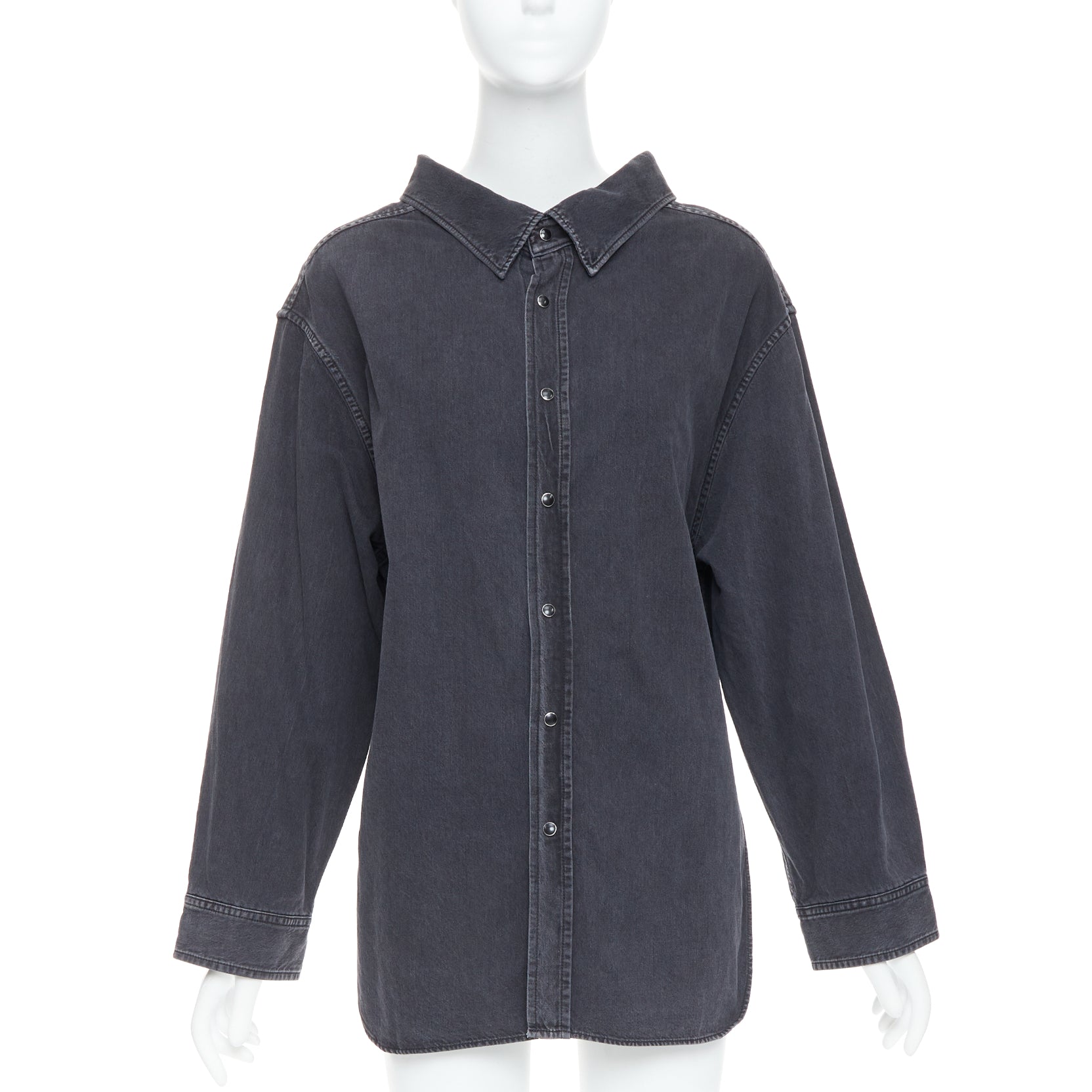 Balenciaga Denim Swing Shirt - Image 6