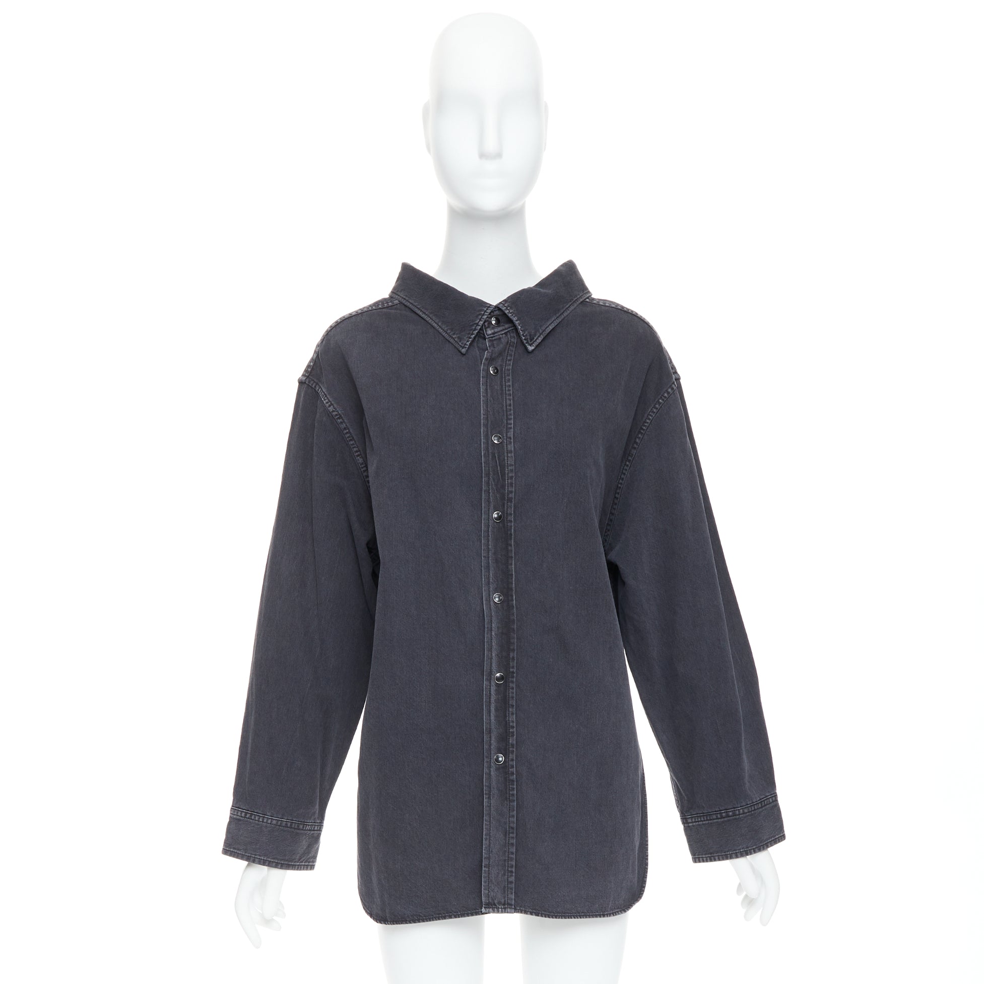 Balenciaga Denim Swing Shirt - Image 11