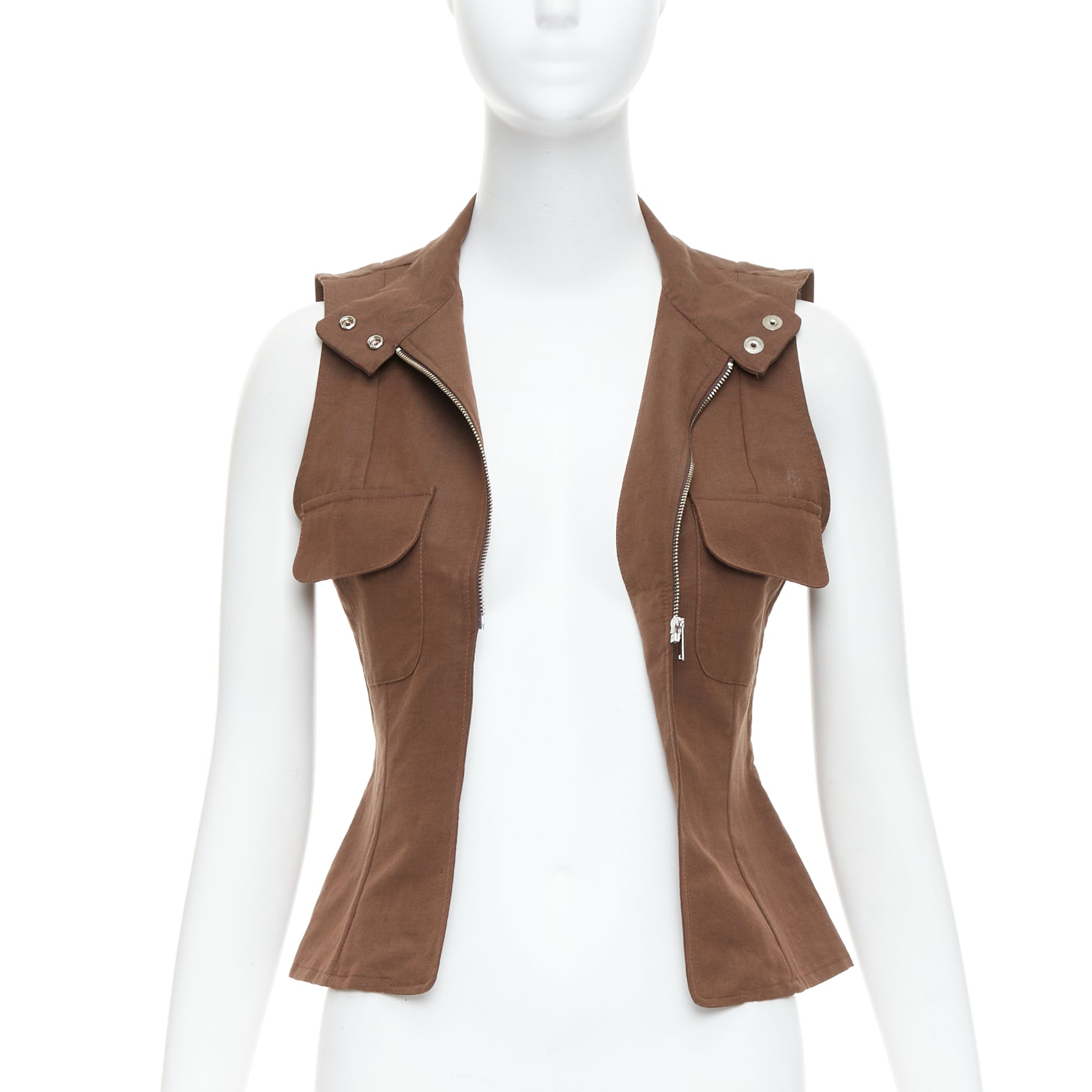 Paloma Wool Brown Sleeveless Top - Image 6