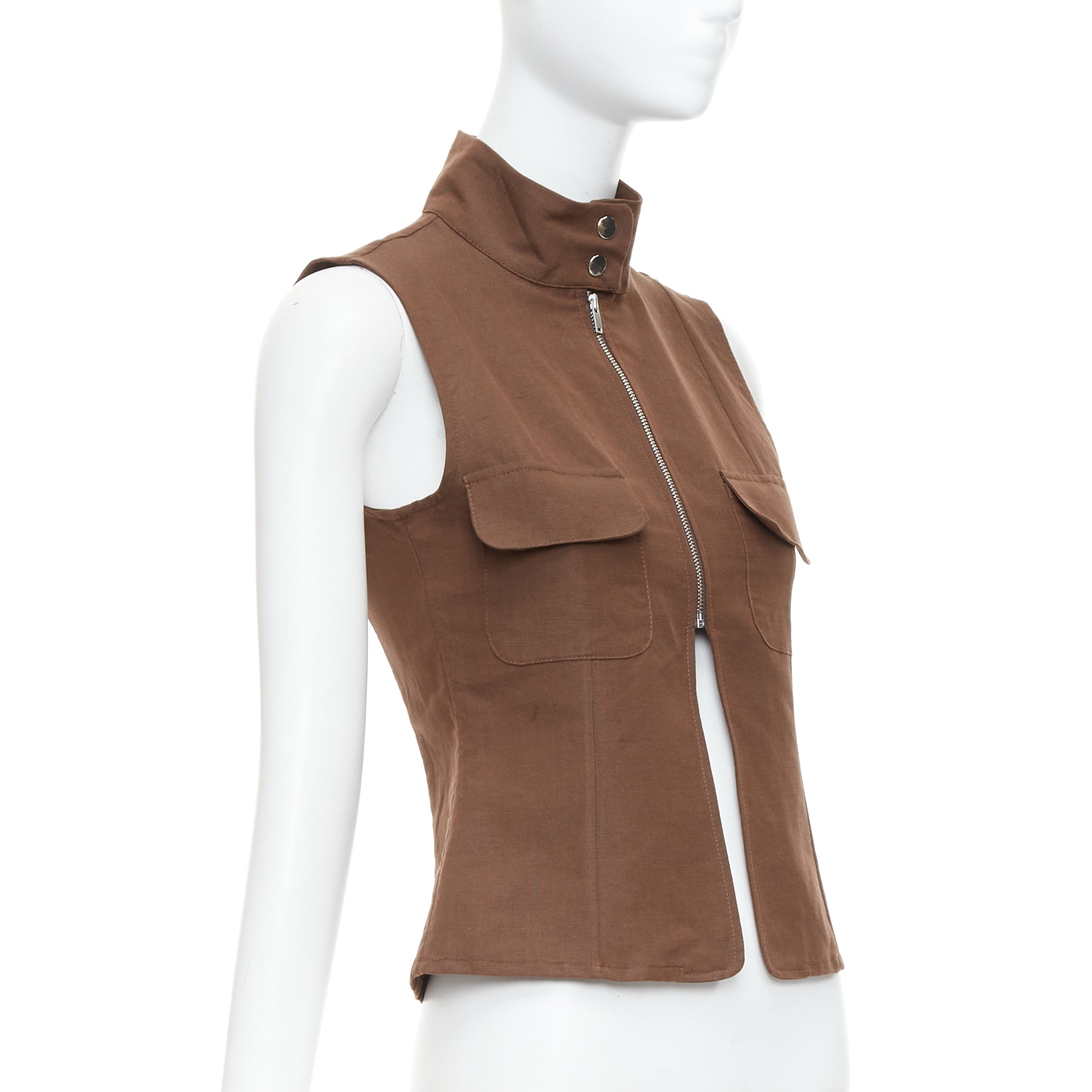 Paloma Wool Brown Sleeveless Top - 4