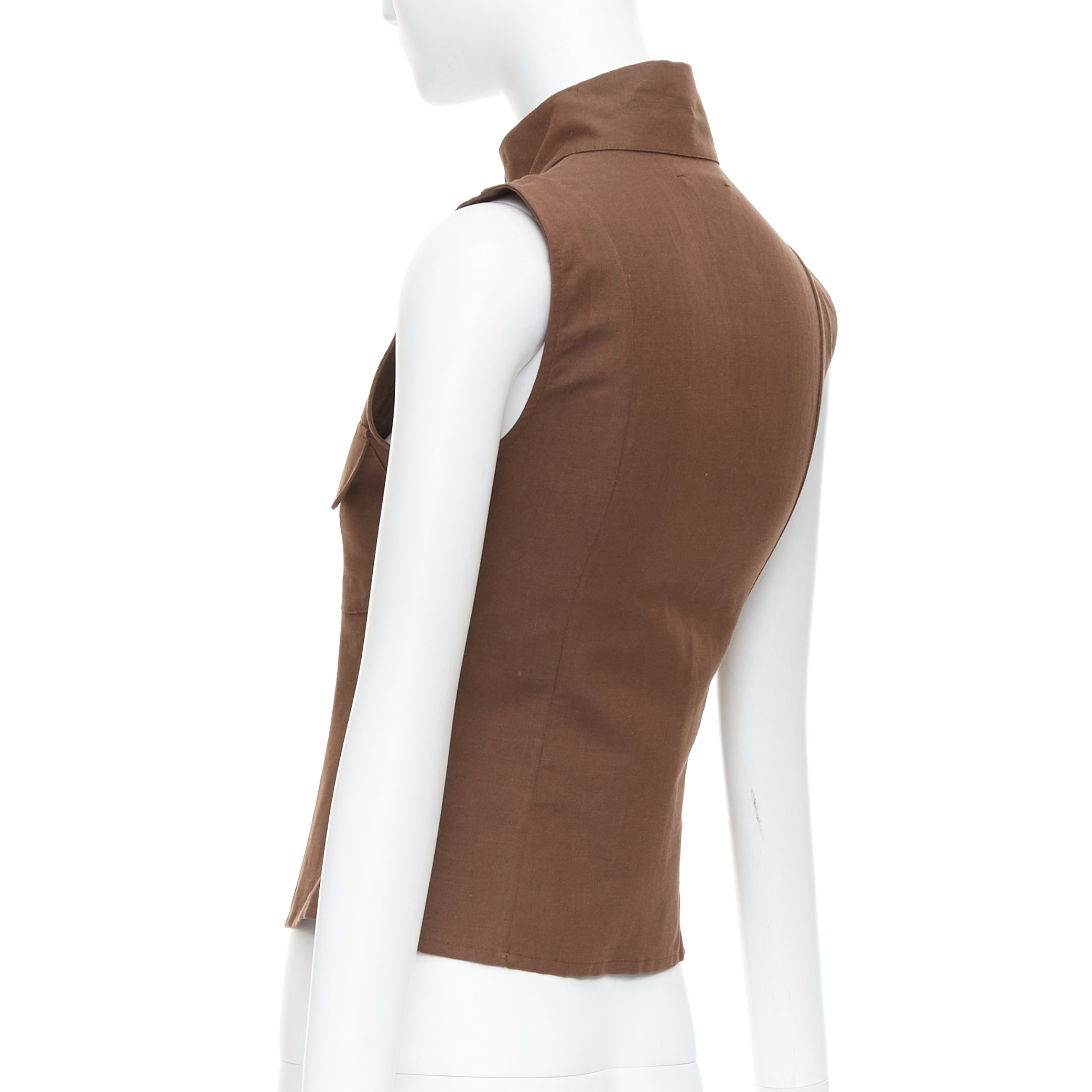 Paloma Wool Brown Sleeveless Top - Detail 2