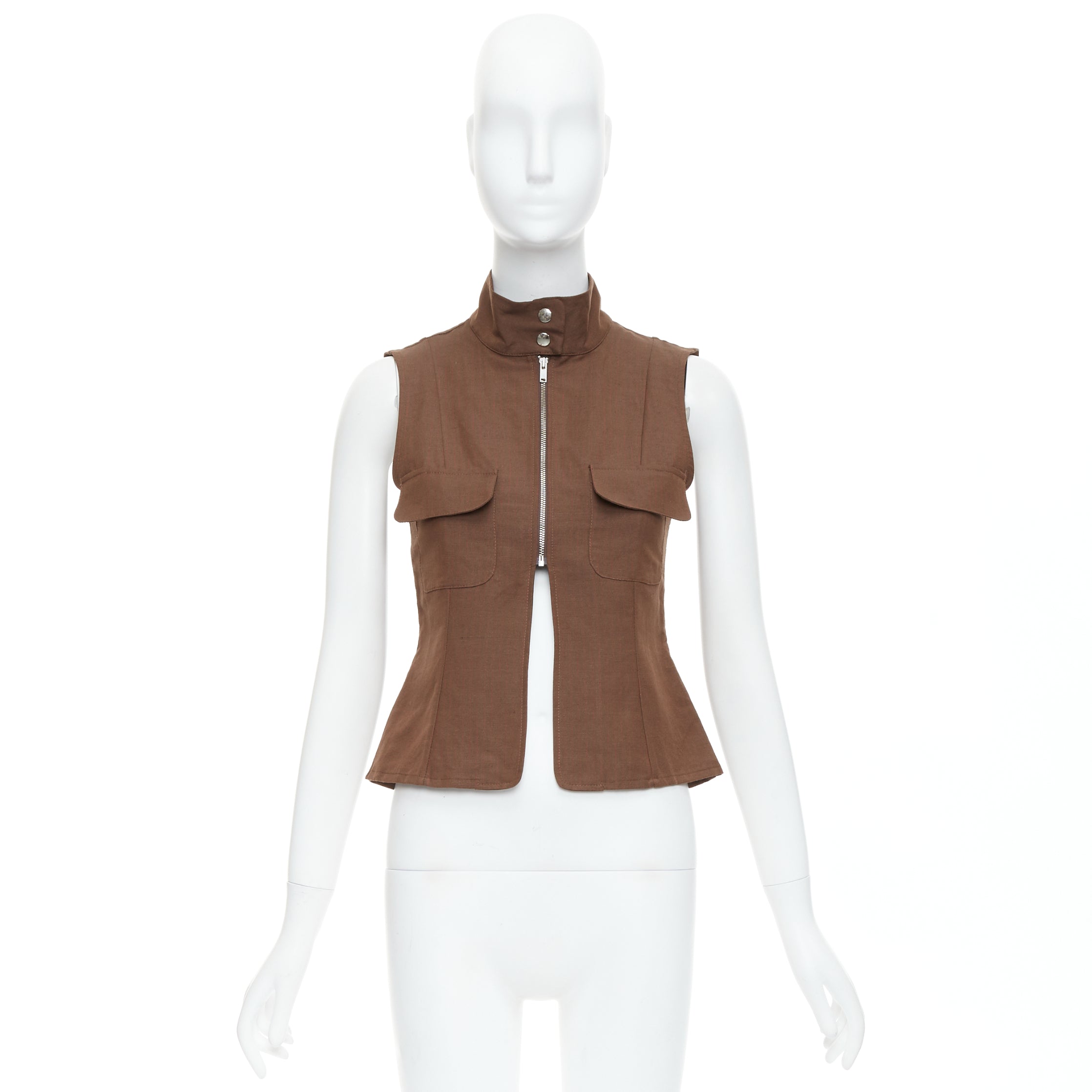 Paloma Wool Brown Sleeveless Top - Image 12