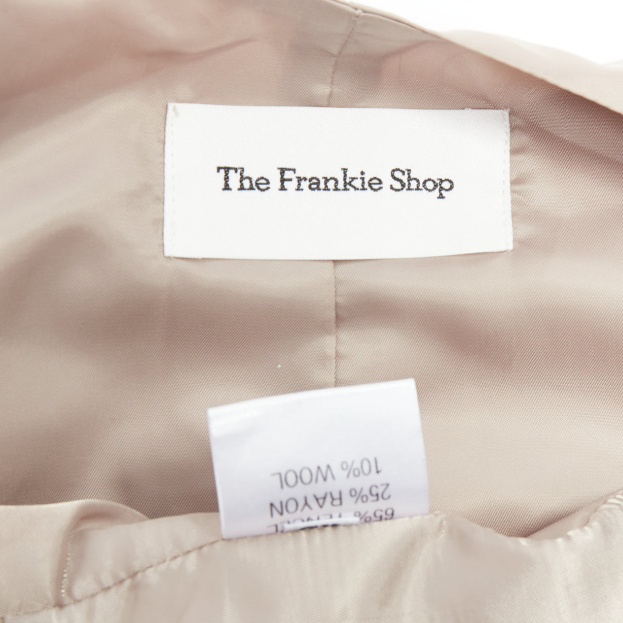 The Frankie Shop Khaki Waistcoat Vest - Image 11