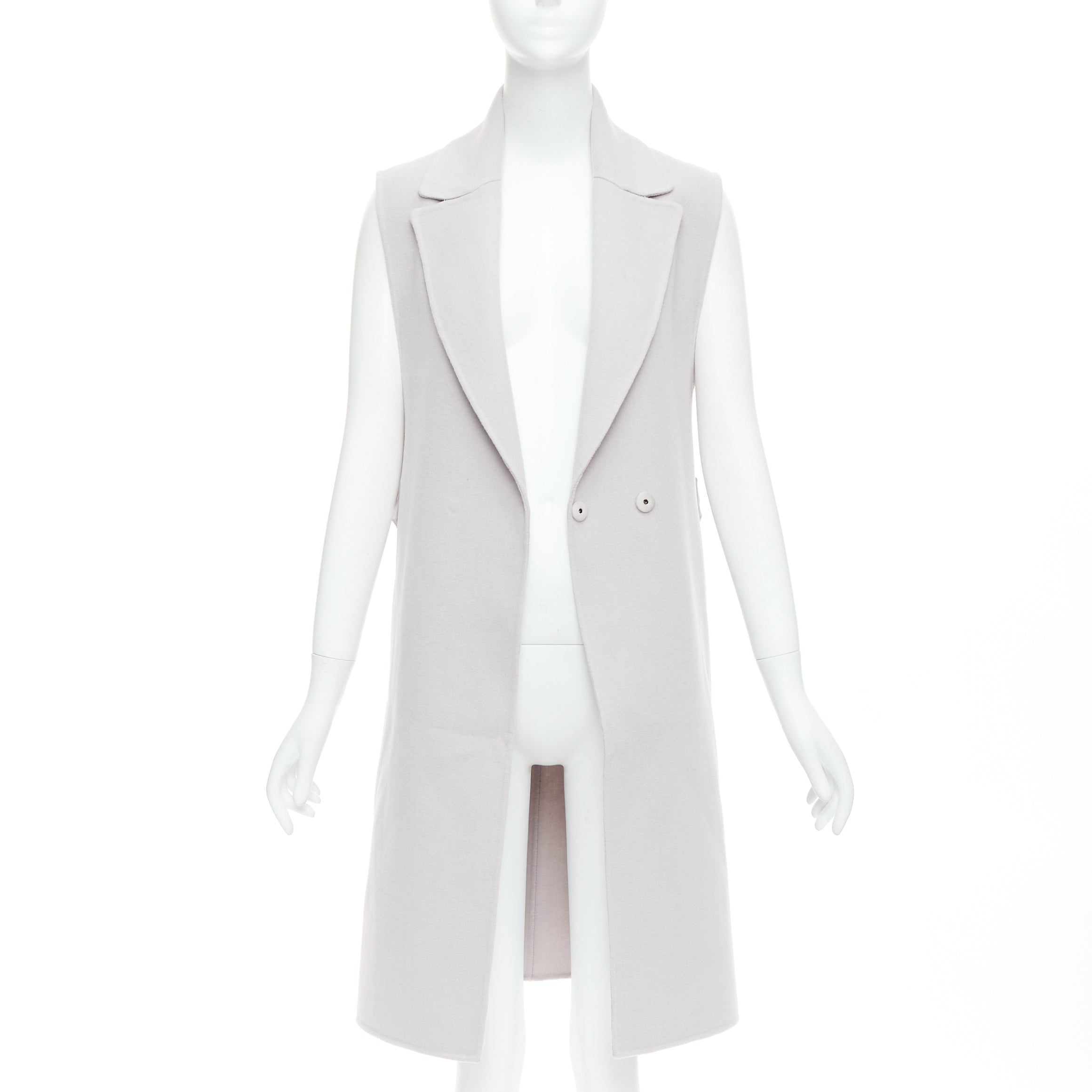 Jil Sander Grey Vest Coat