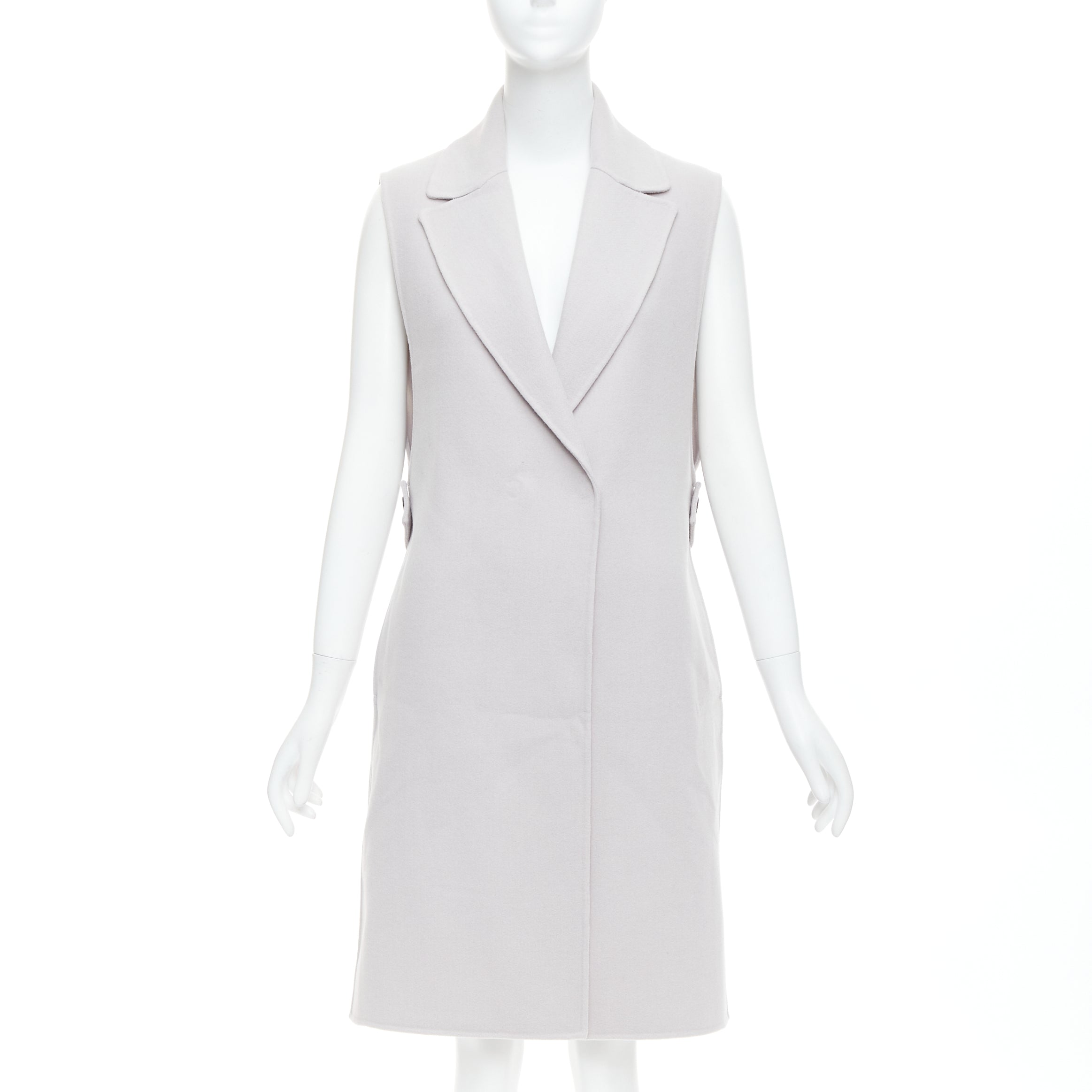 Jil Sander Grey Vest Coat - Image 6