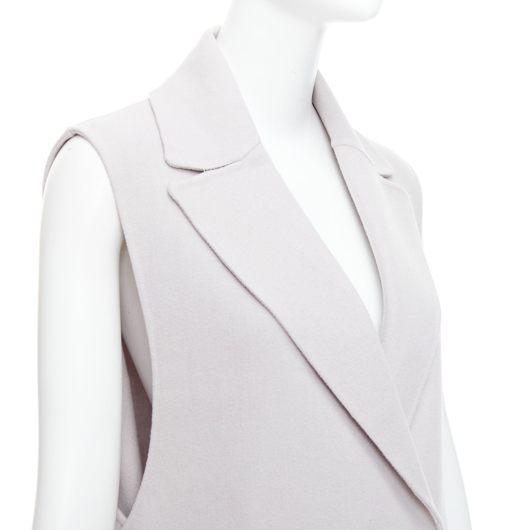 Jil Sander Grey Vest Coat - Image 10