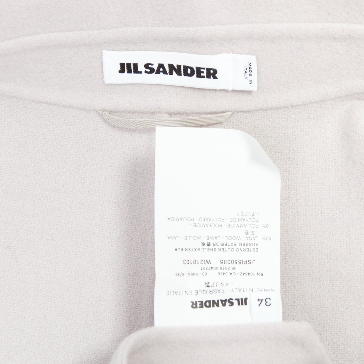 Jil Sander Grey Vest Coat - Image 11
