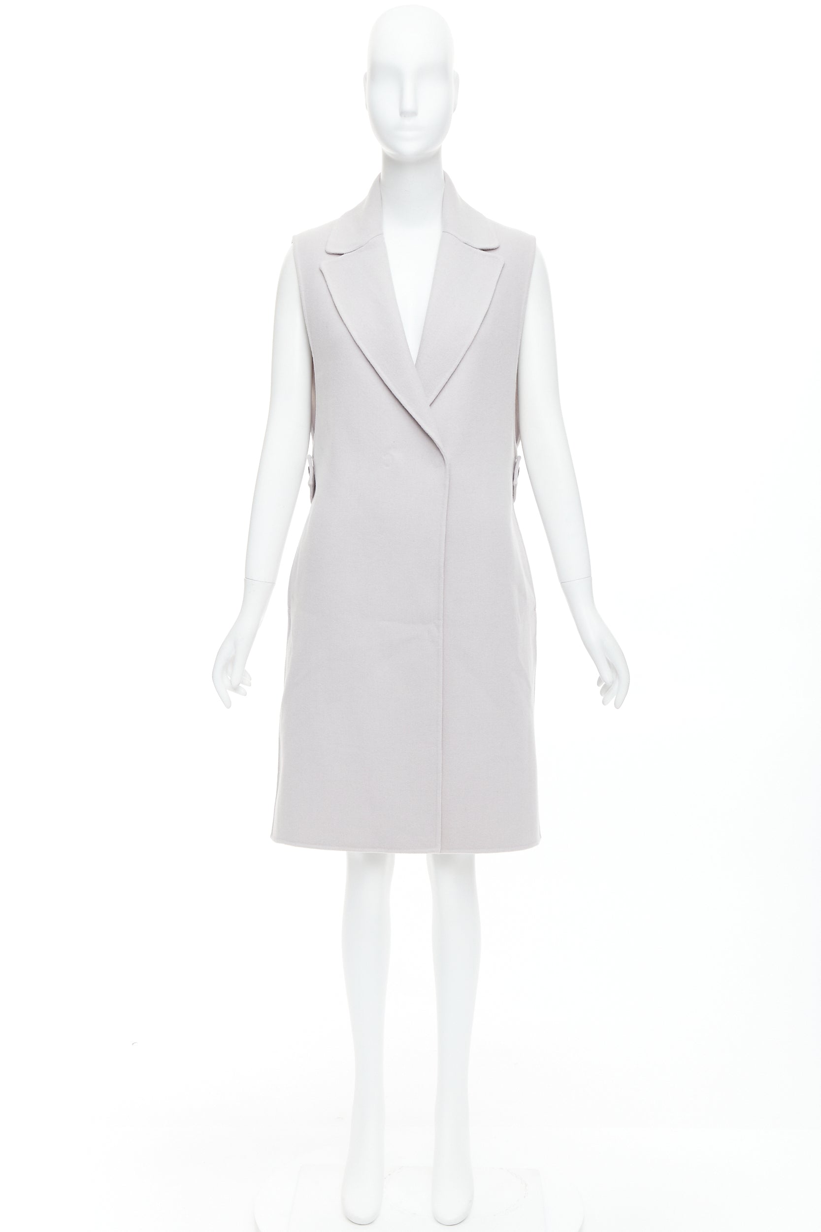 Jil Sander Grey Vest Coat - Image 12