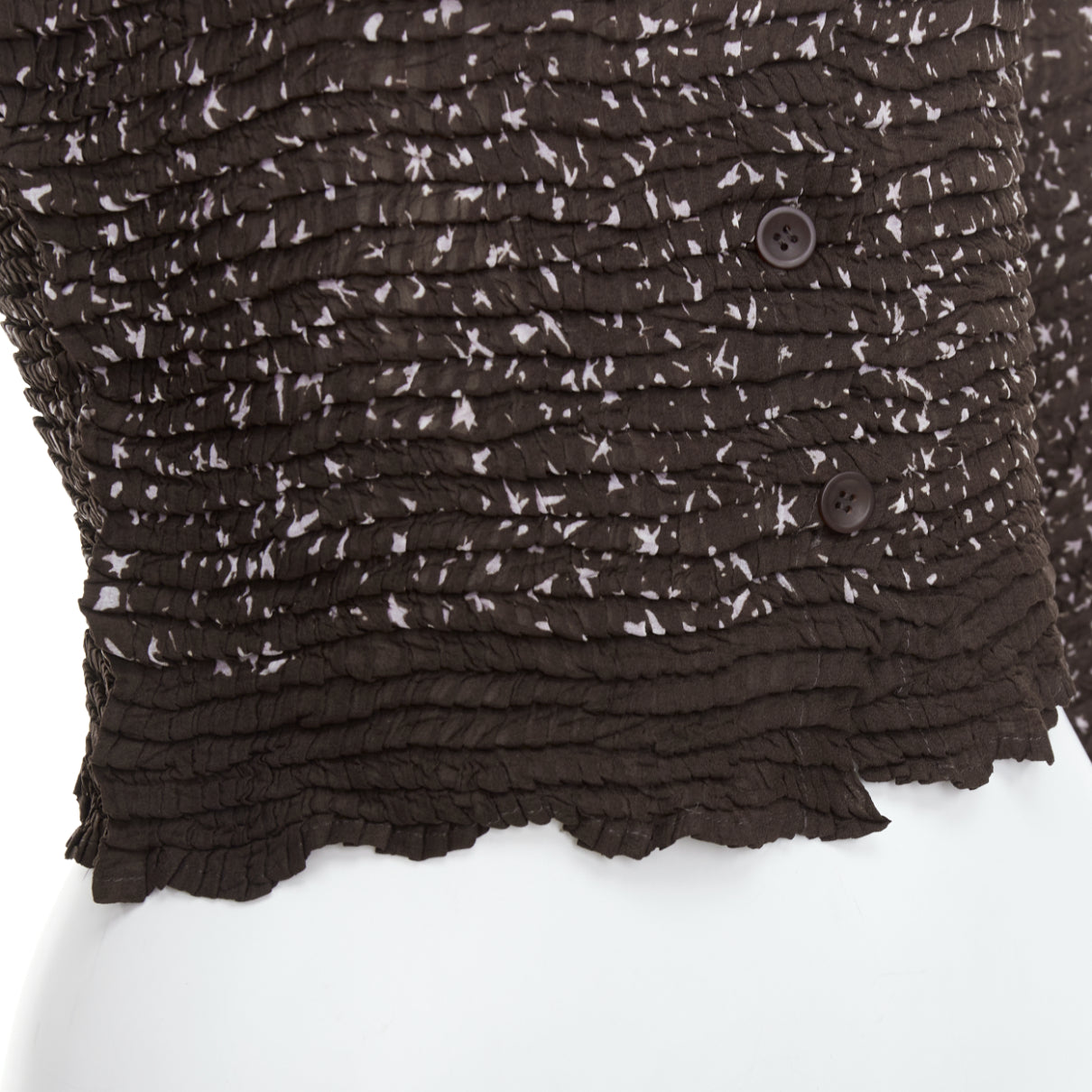 Issey Miyake Speckle Crinkle Shirt - Detail 2