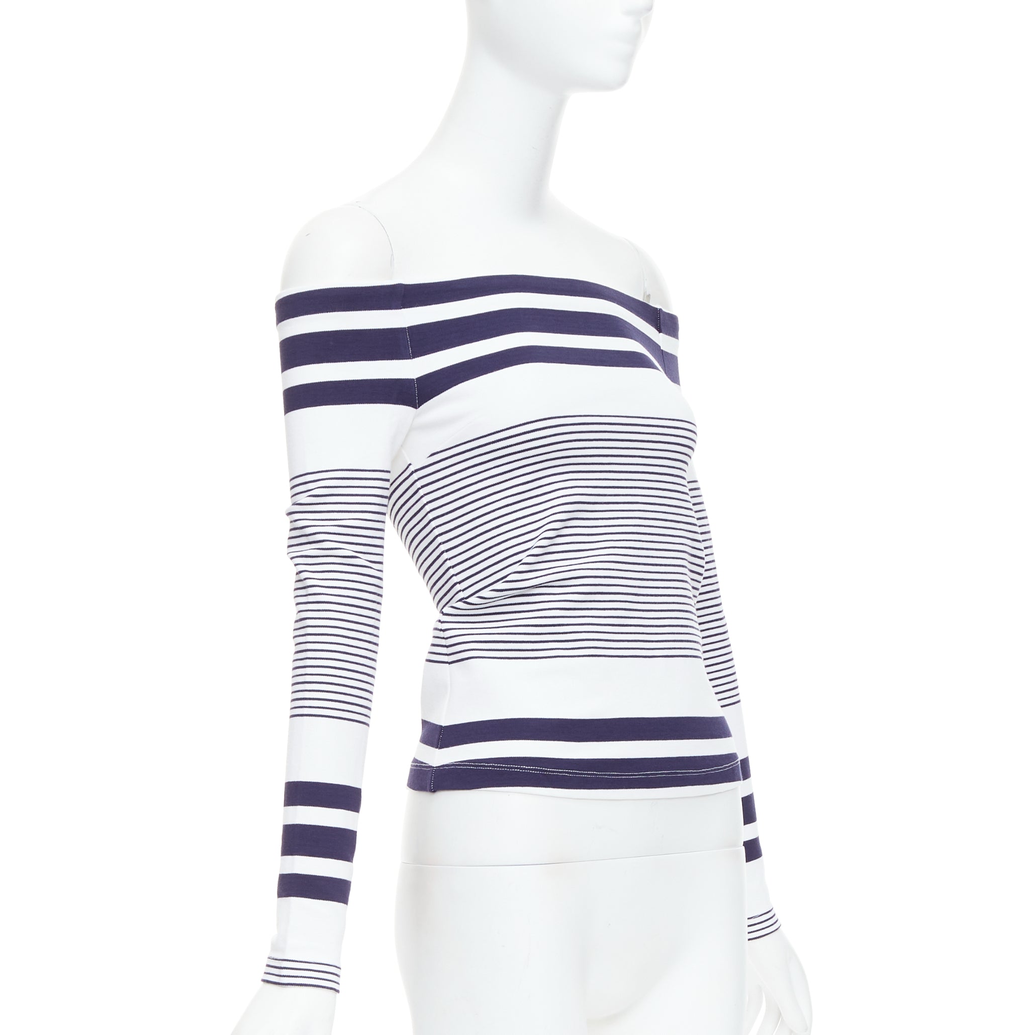 Rosetta Getty Striped Sailor Top - Image 6